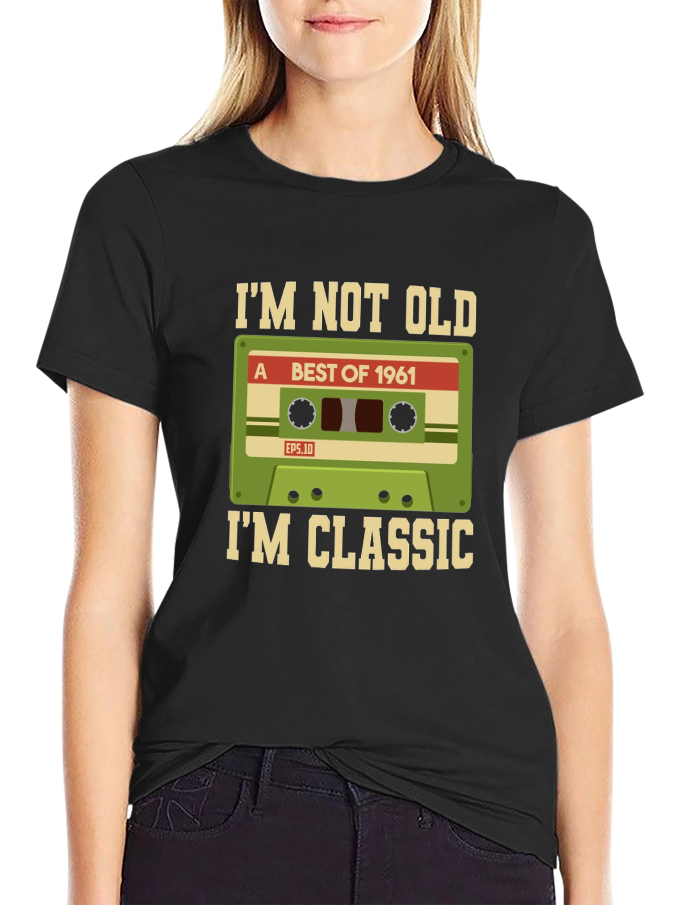 Im Not Old Im Classic 1961 Cassette Tape T-Shirt