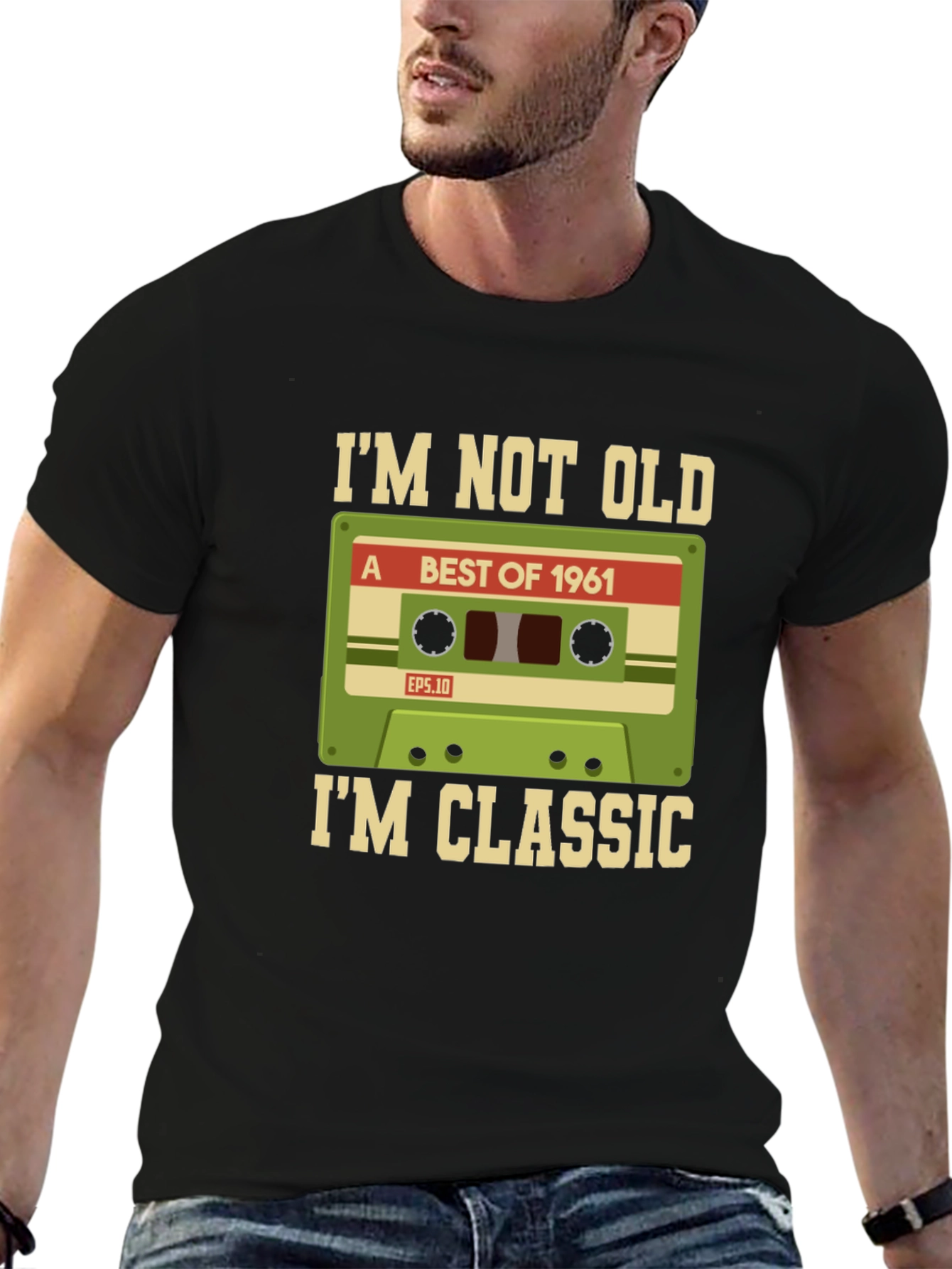 Im Not Old Im Classic 1961 Cassette Tape T-Shirt