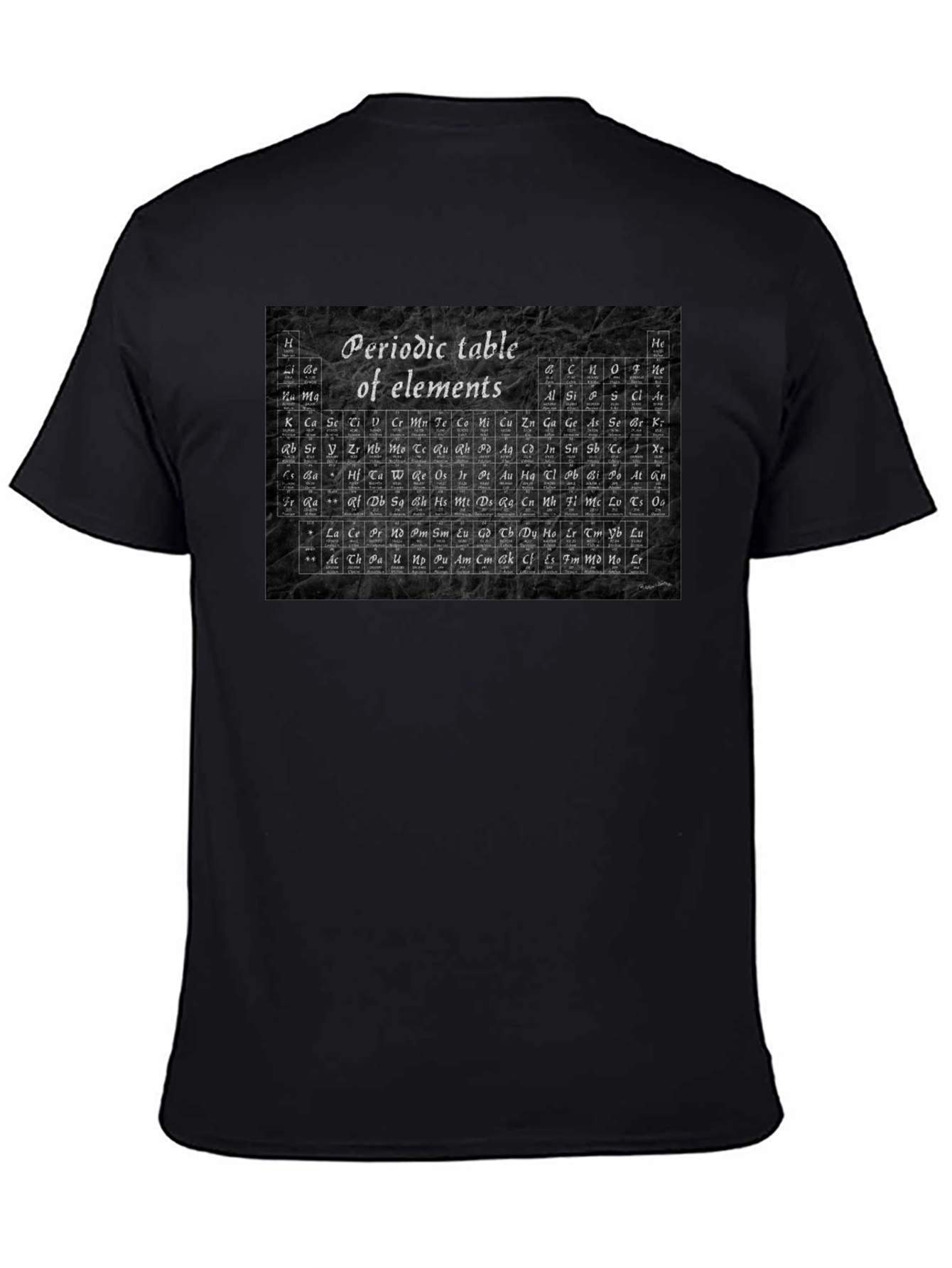 Periodic Table of Elements Graphic T-Shirt