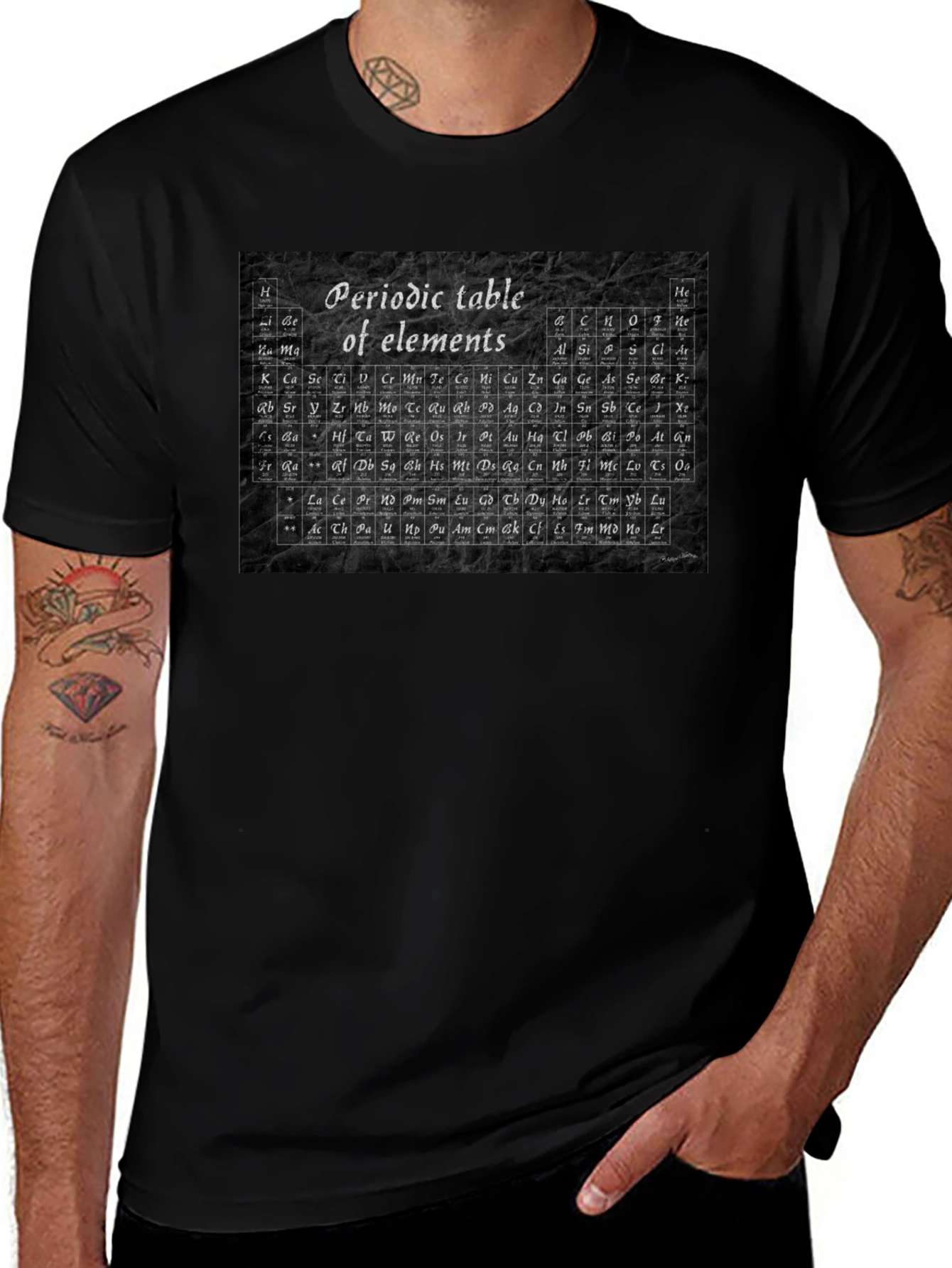 Periodic Table of Elements Graphic T-Shirt