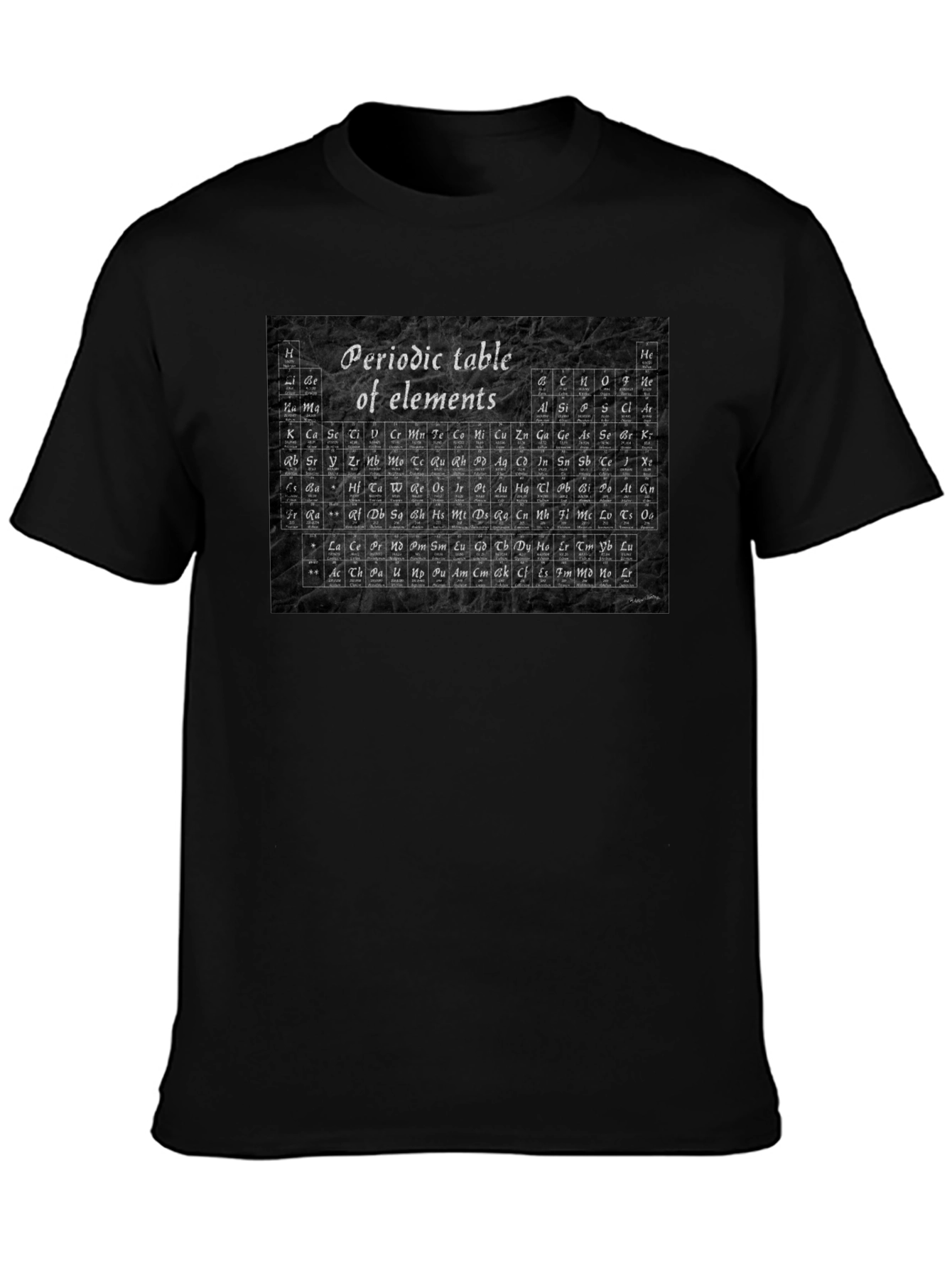 Periodic Table of Elements Graphic T-Shirt