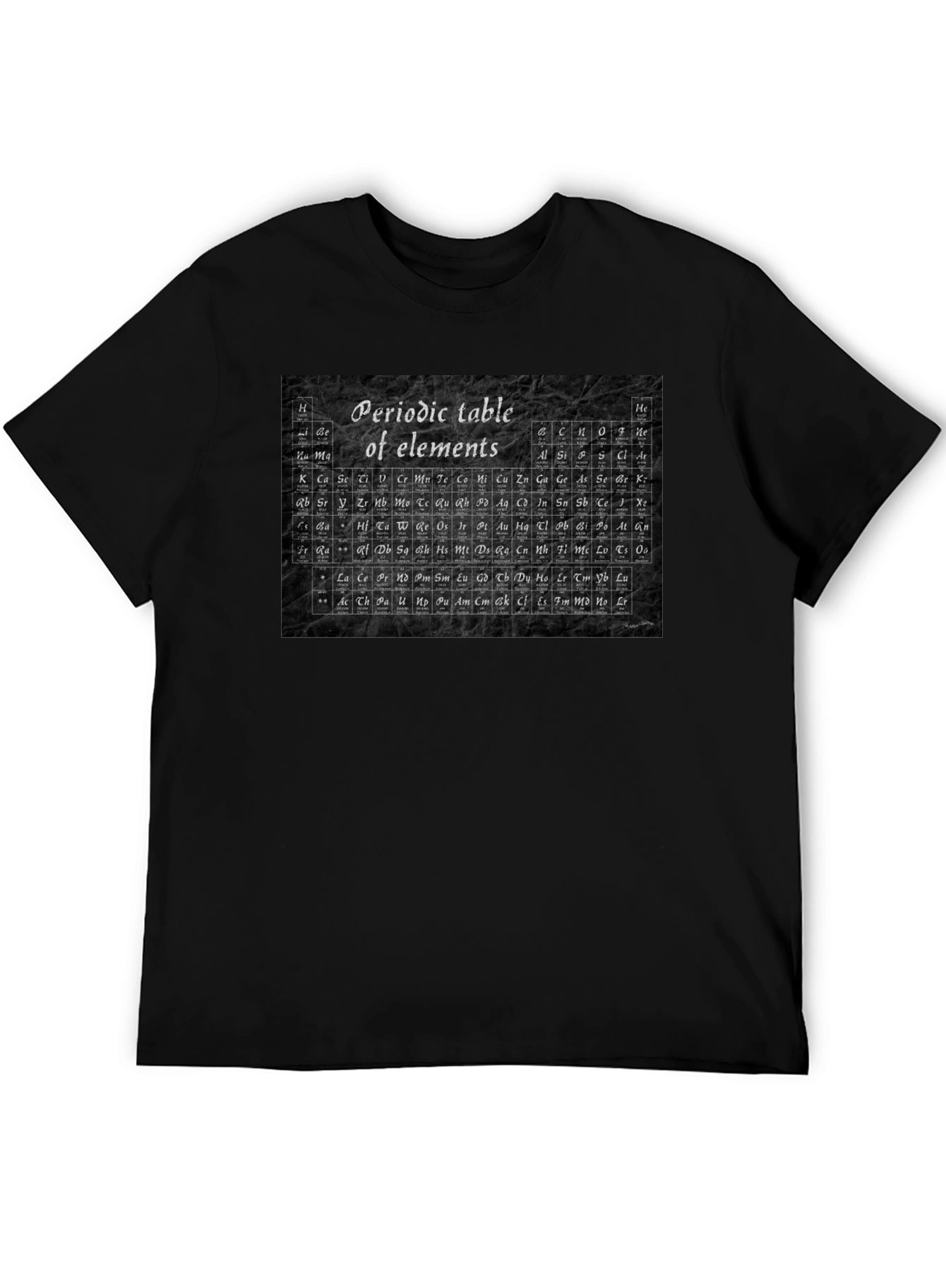 Periodic Table of Elements Graphic T-Shirt