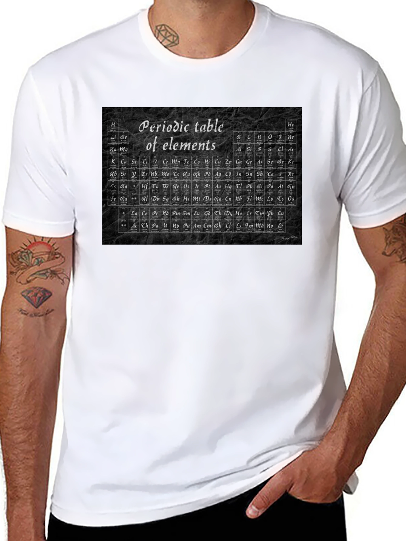 Periodic Table of Elements Graphic T-Shirt
