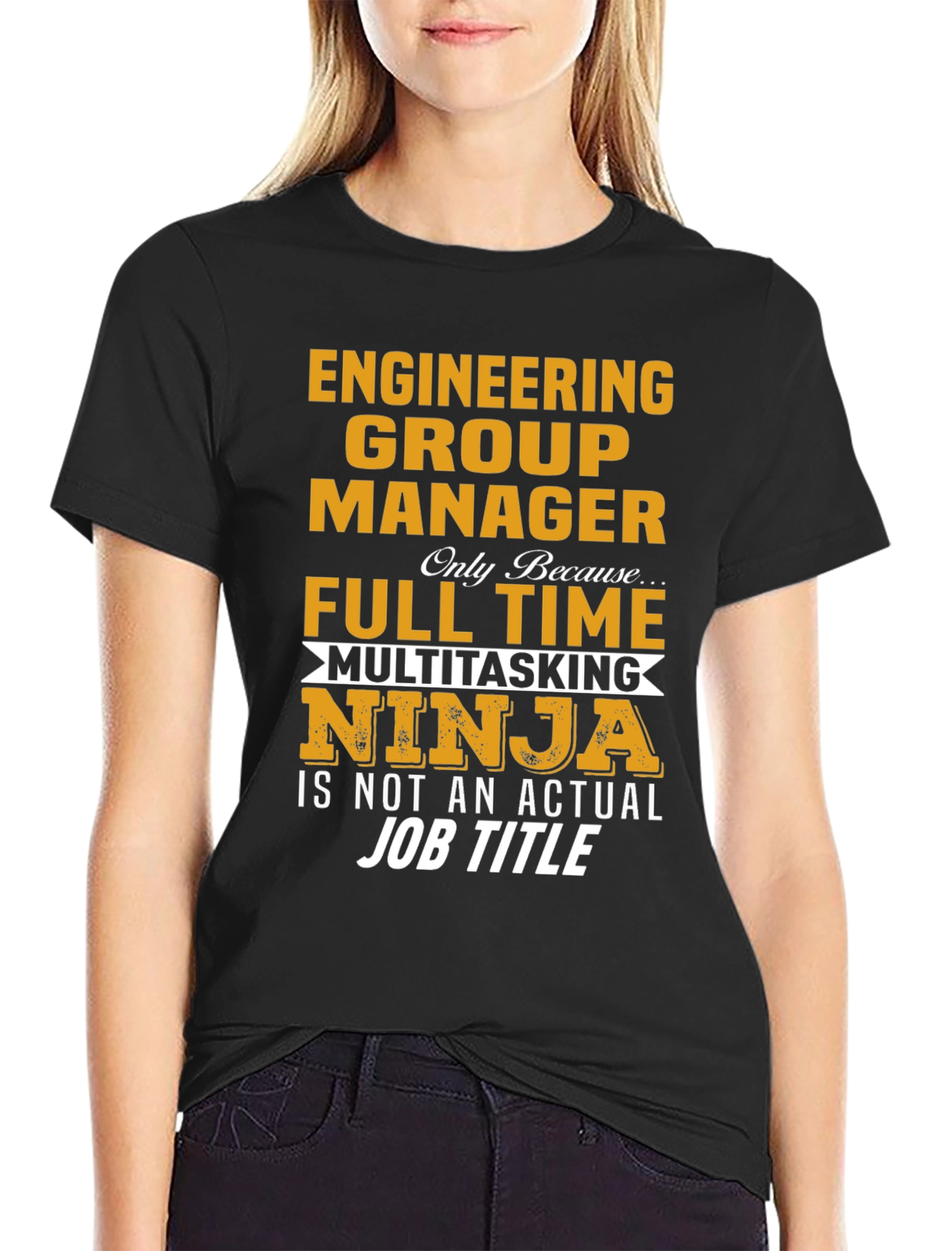 Engineering Group Manager Full Time Multitasking Ninja T-Shirt
