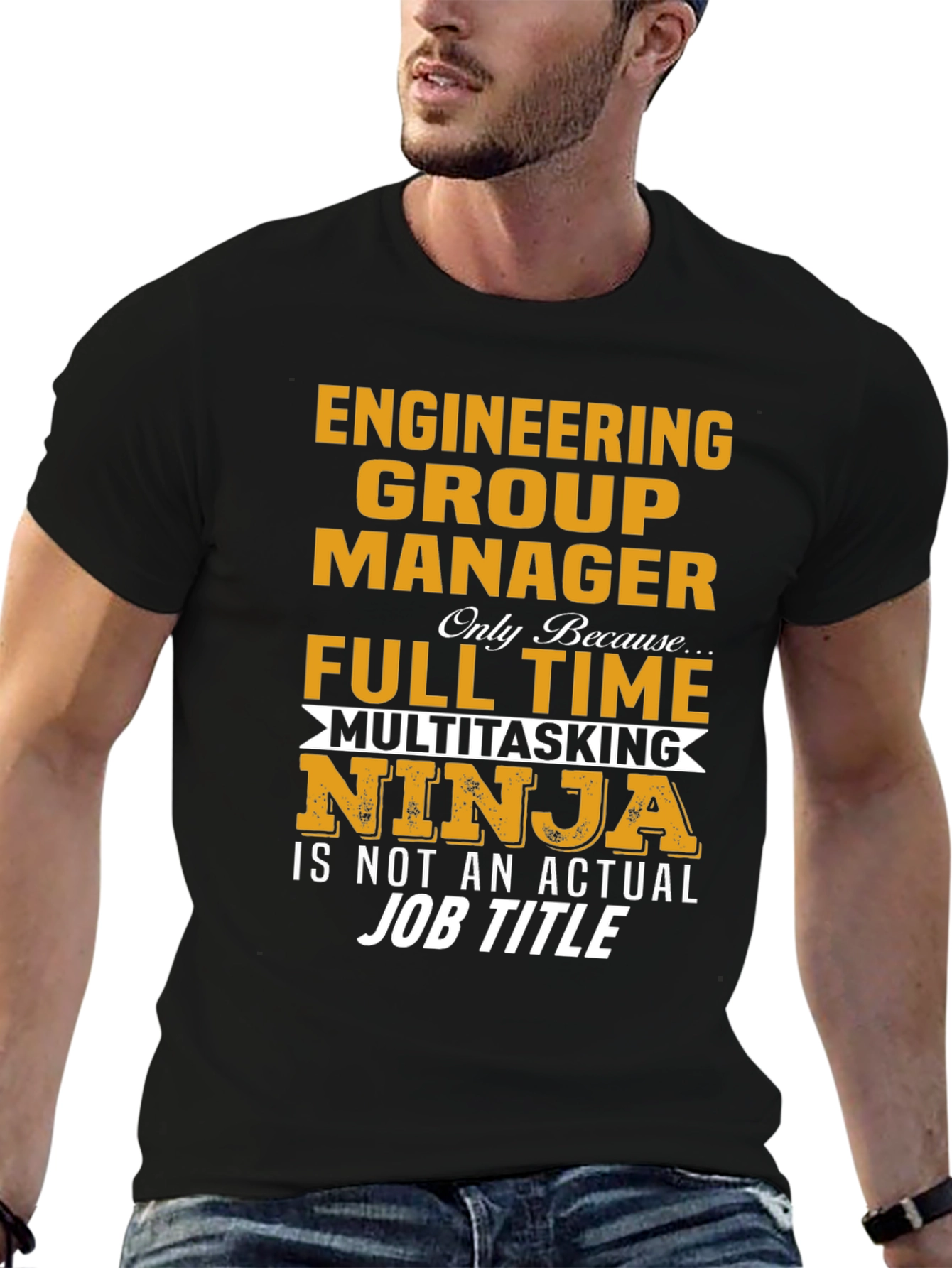 Engineering Group Manager Full Time Multitasking Ninja T-Shirt