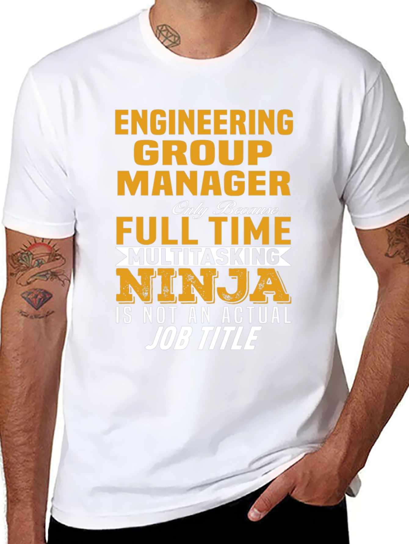 Engineering Group Manager Full Time Multitasking Ninja T-Shirt