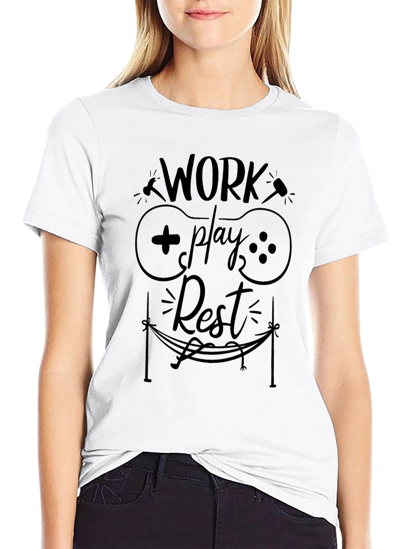Work Play Rest Graphic Tee
