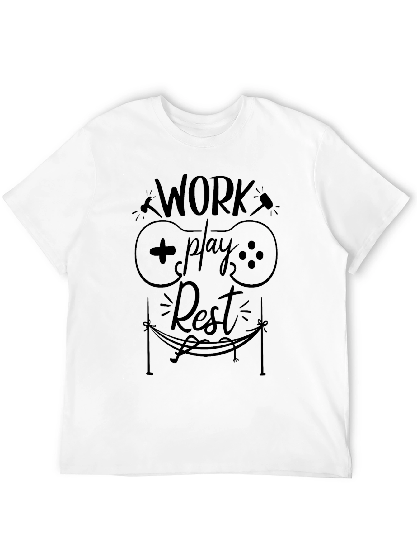 Work Play Rest Graphic Tee