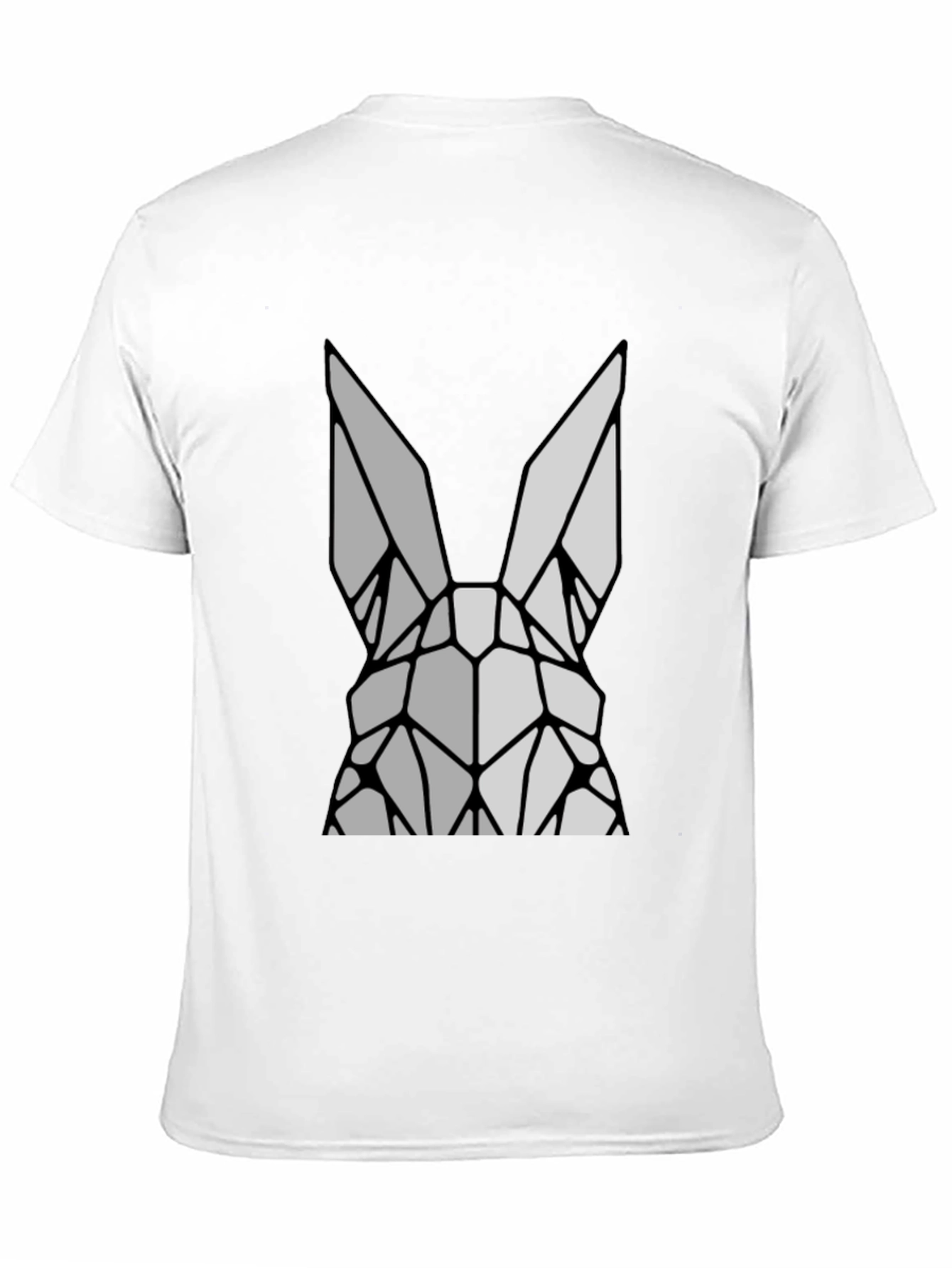 Geometric Rabbit Graphic T-Shirt