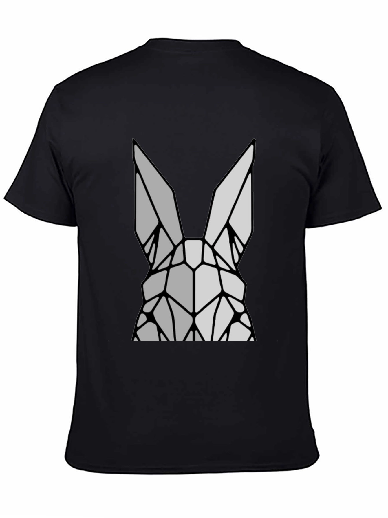 Geometric Rabbit Graphic T-Shirt