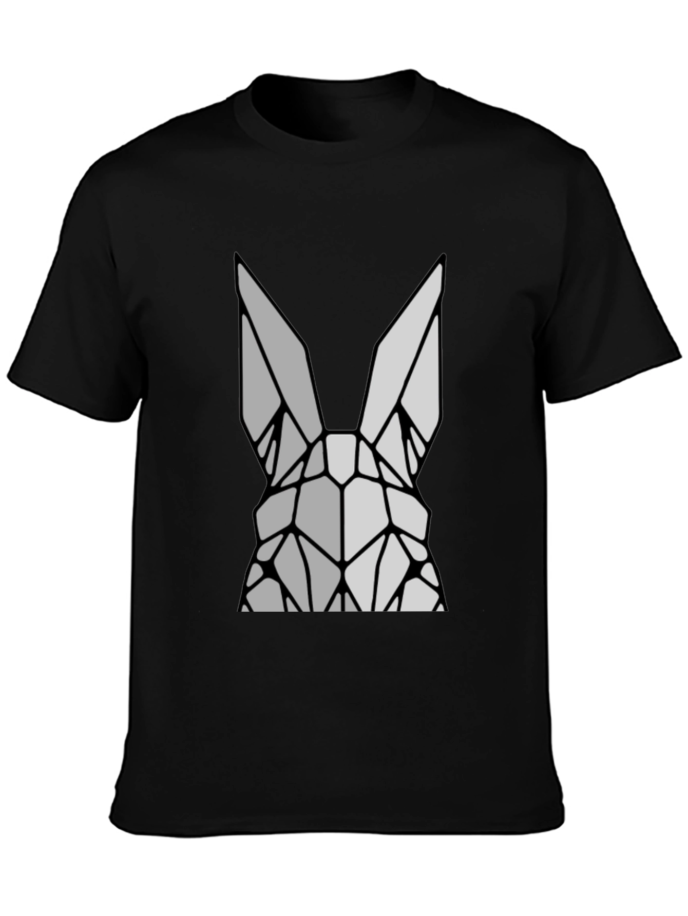 Geometric Rabbit Graphic T-Shirt