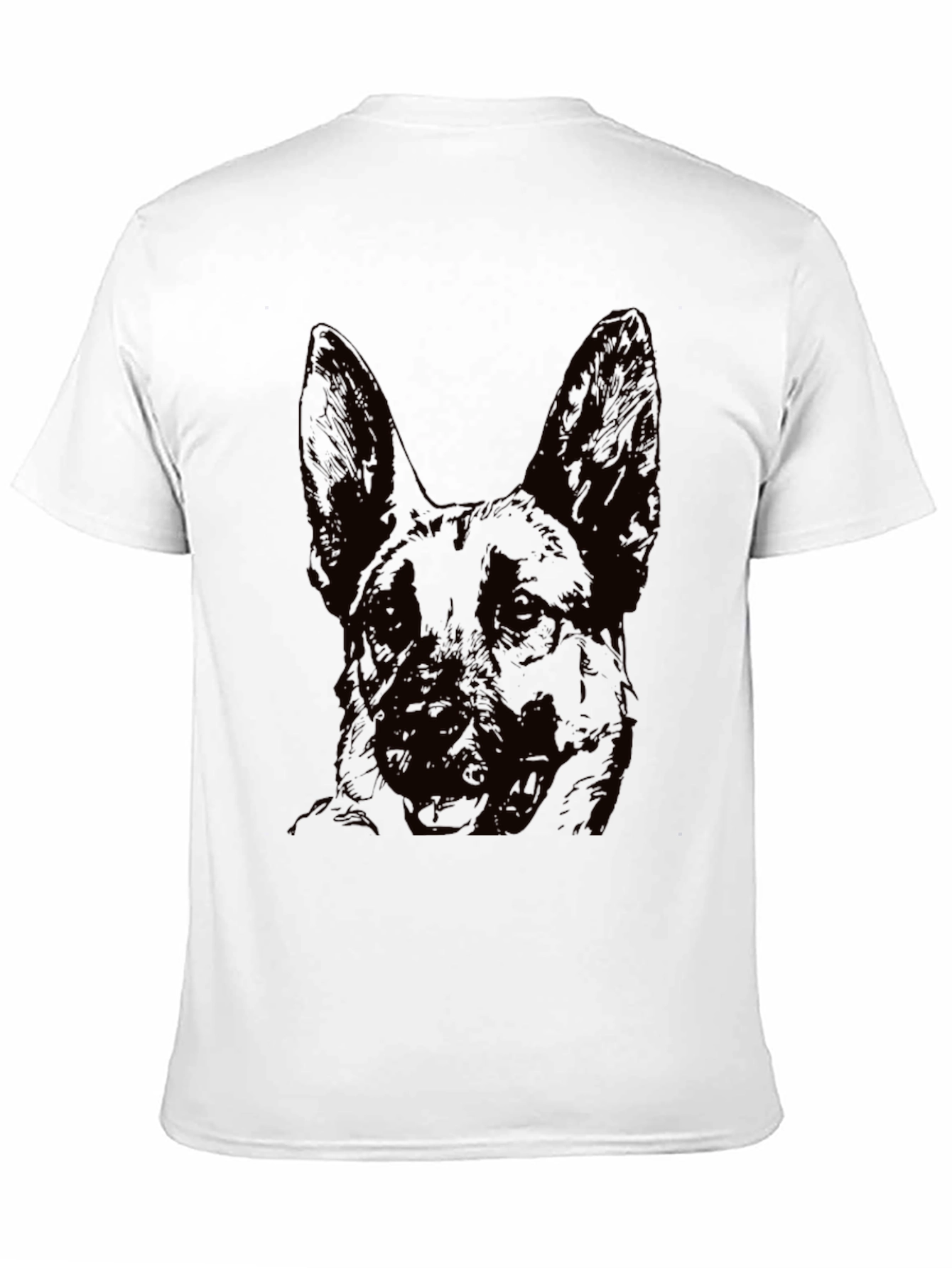 German Shepherd Graphic Tee - Black