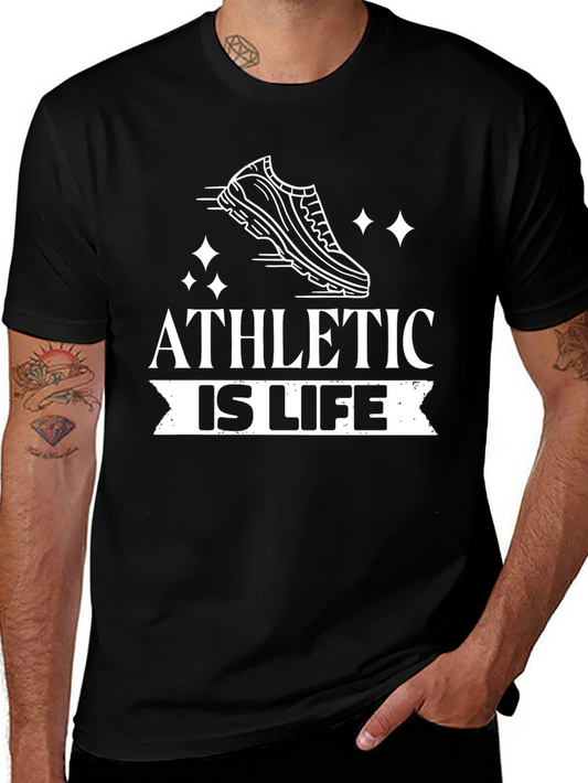 Athletic is Life Graphic T-Shirt