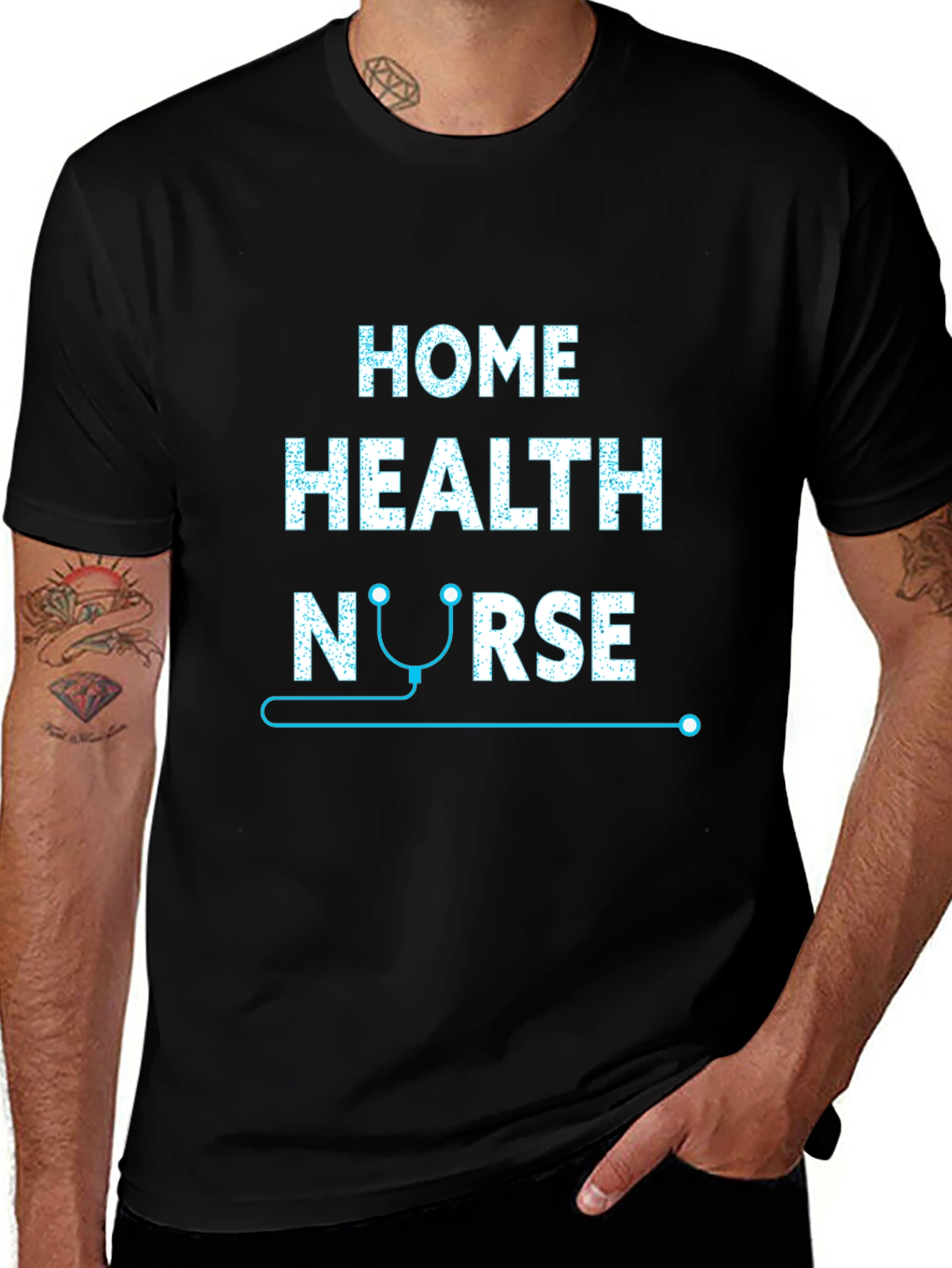 Home Health Nurse Graphic T-Shirt