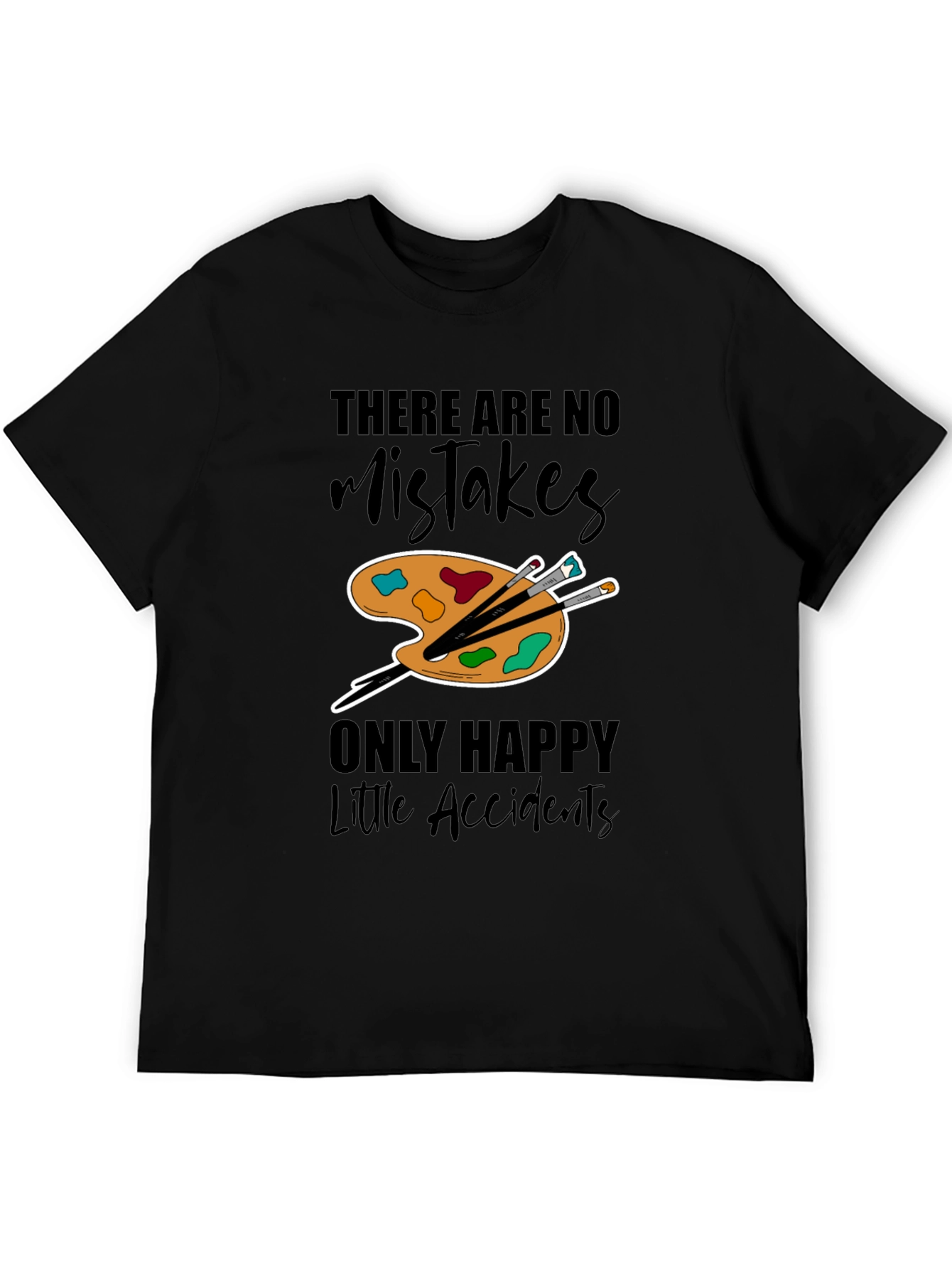 Happy Accidents T-Shirt - Artist Palette Design