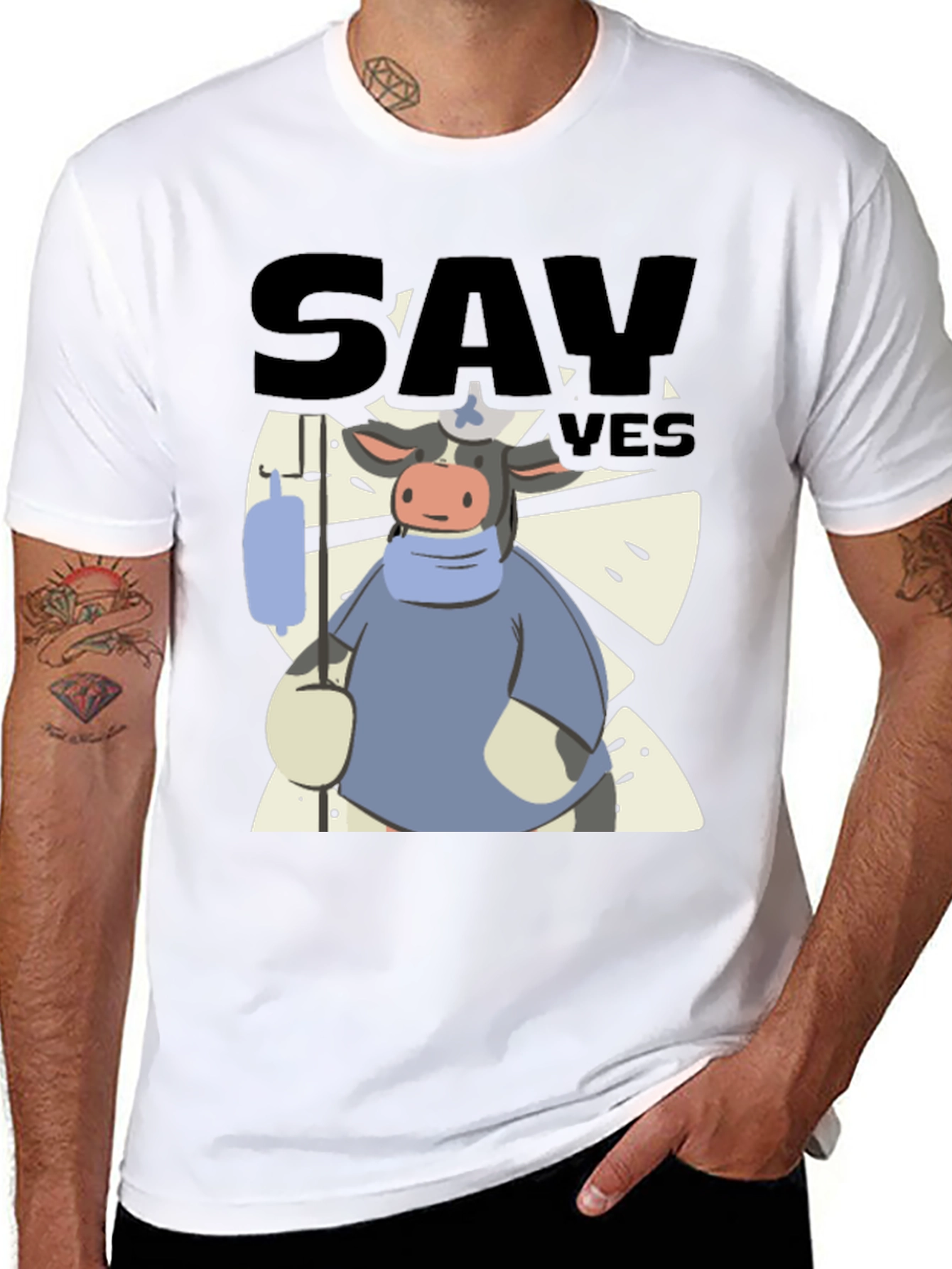 Say Yes Cow T-Shirt