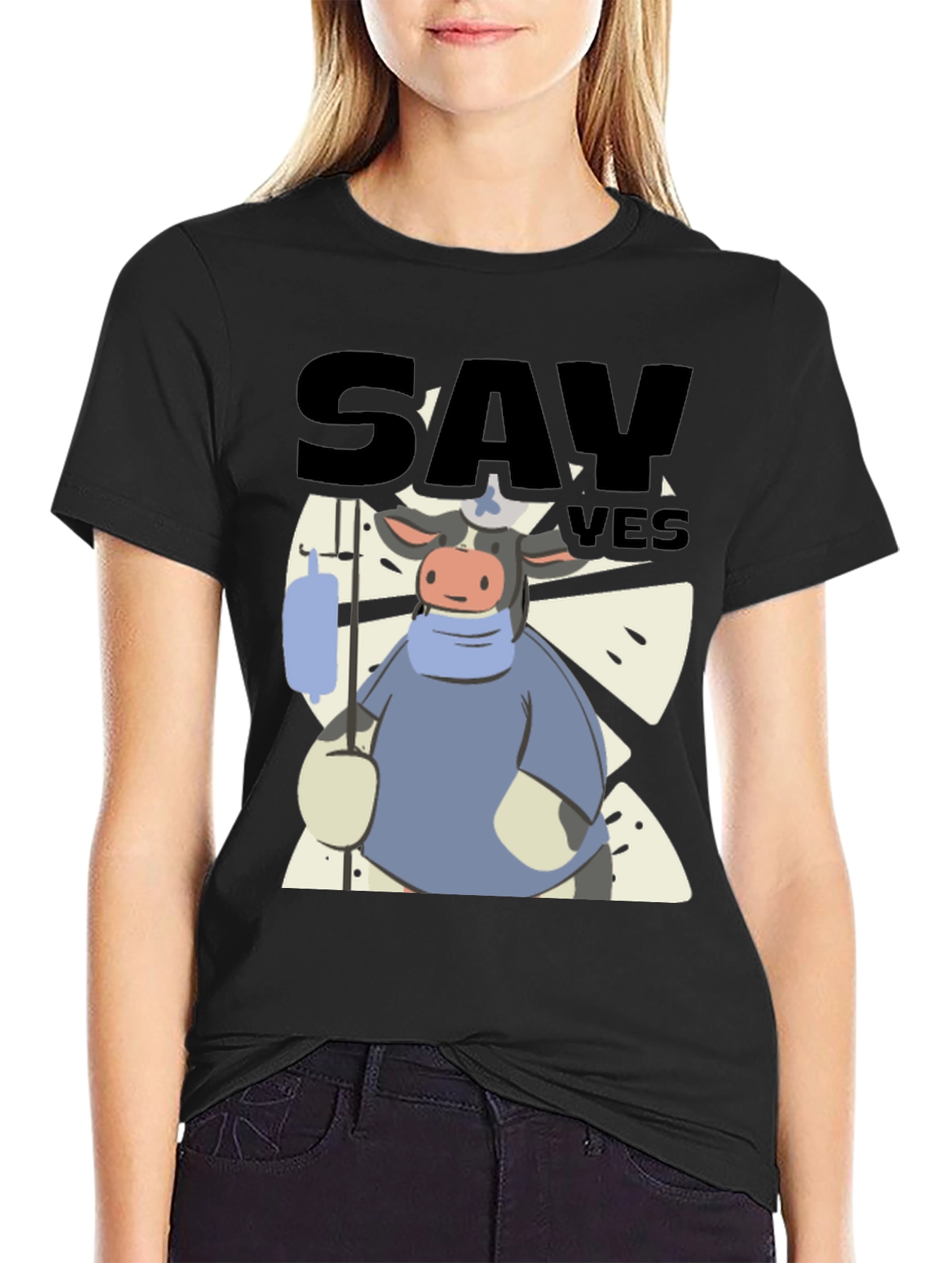 Say Yes Cow T-Shirt