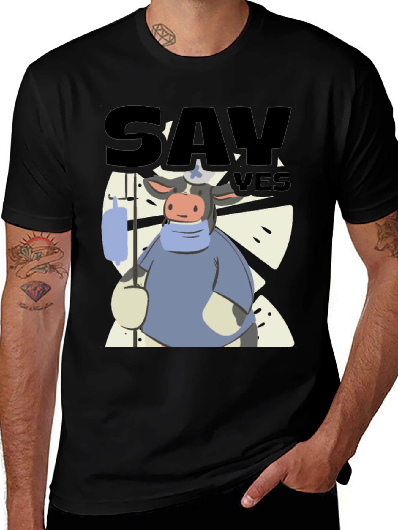 Say Yes Cow T-Shirt