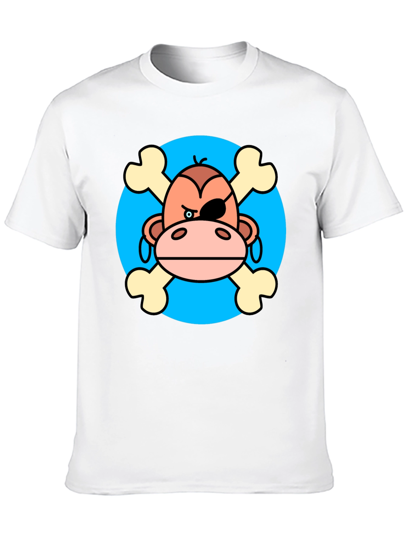 Pirate Monkey Graphic T-Shirt