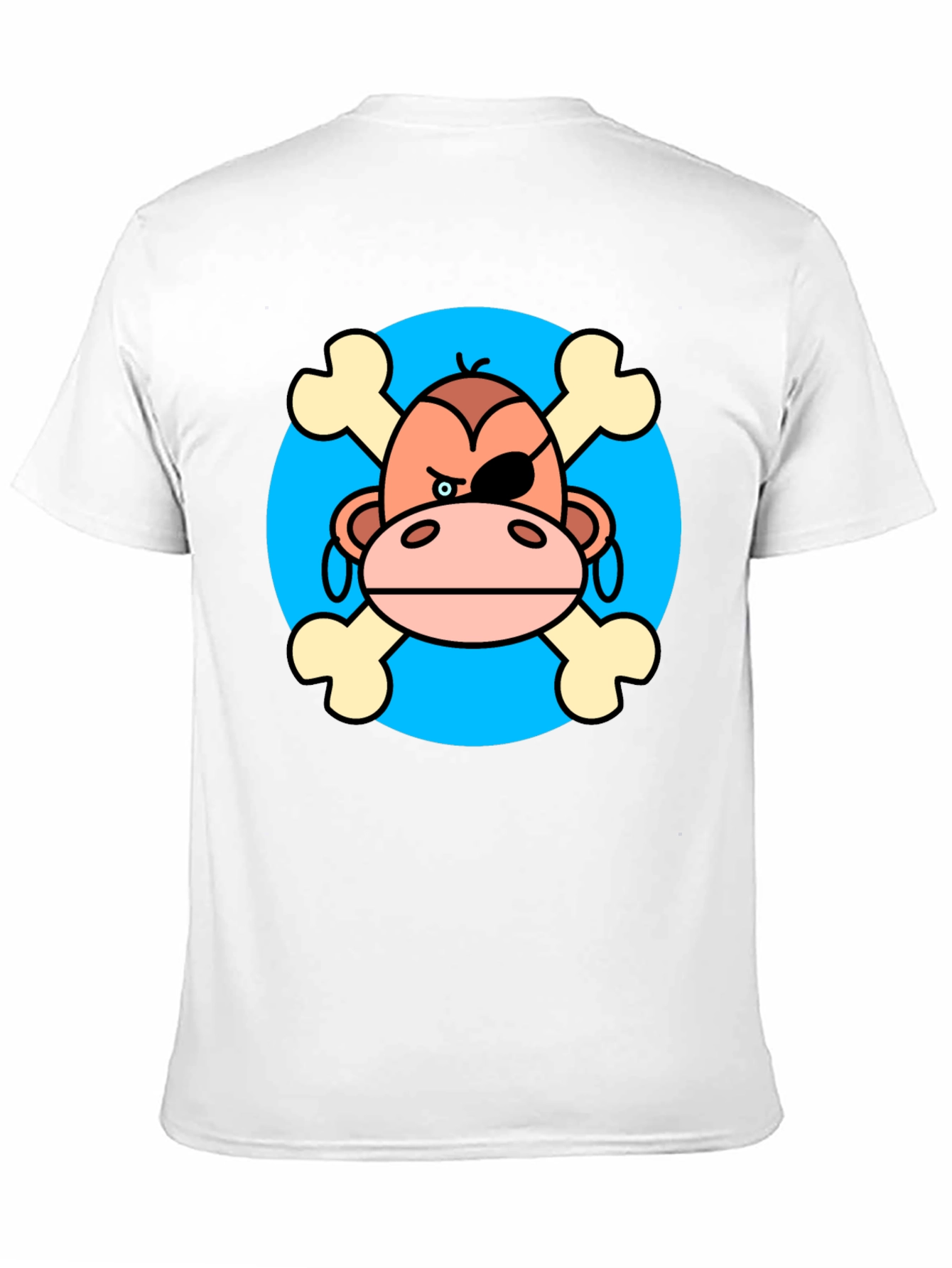 Pirate Monkey Graphic T-Shirt