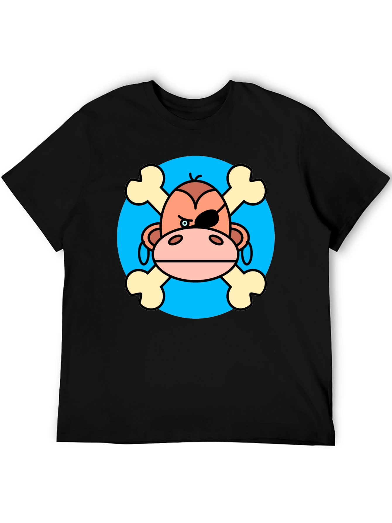 Pirate Monkey Graphic T-Shirt