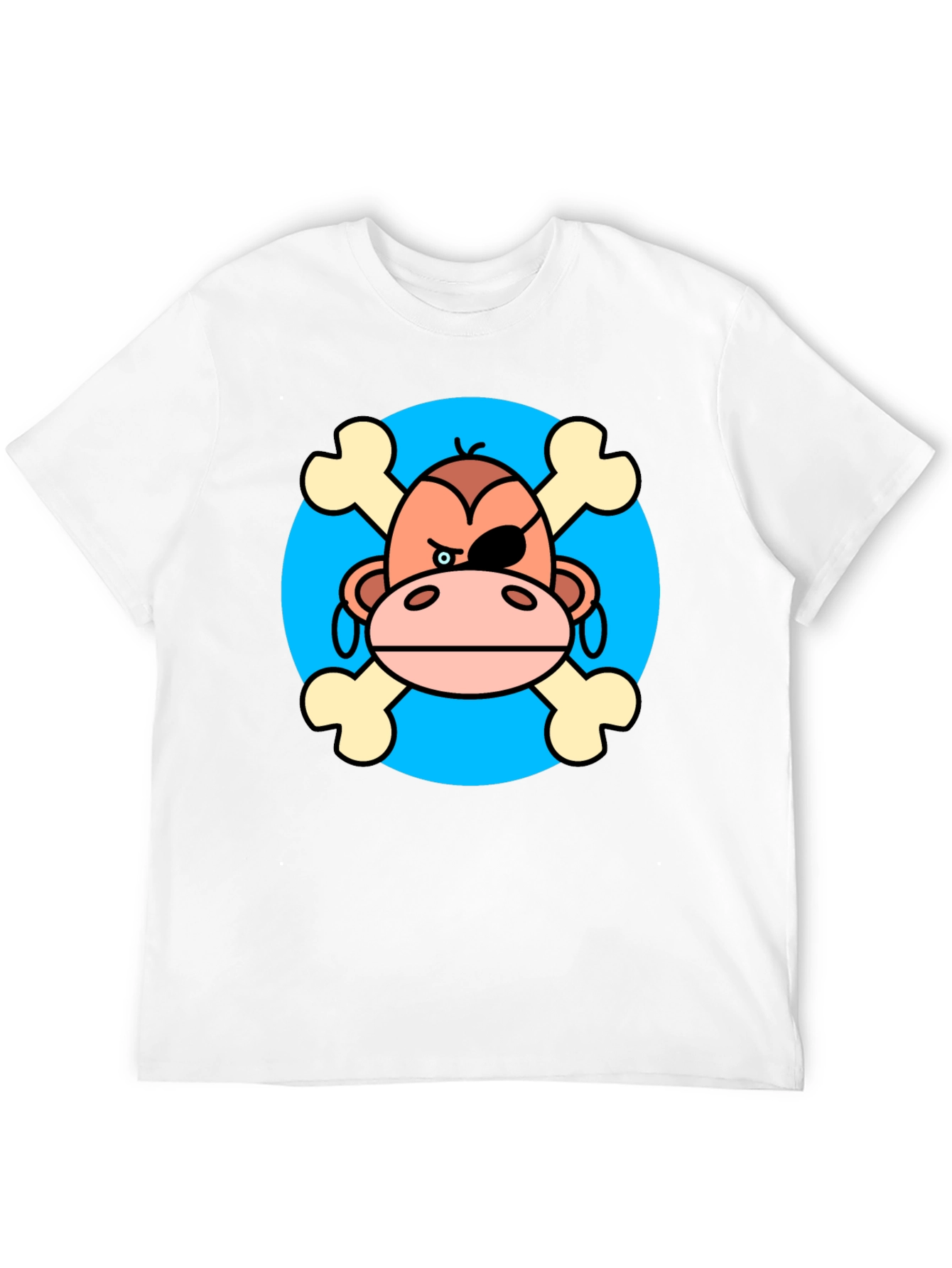 Pirate Monkey Graphic T-Shirt