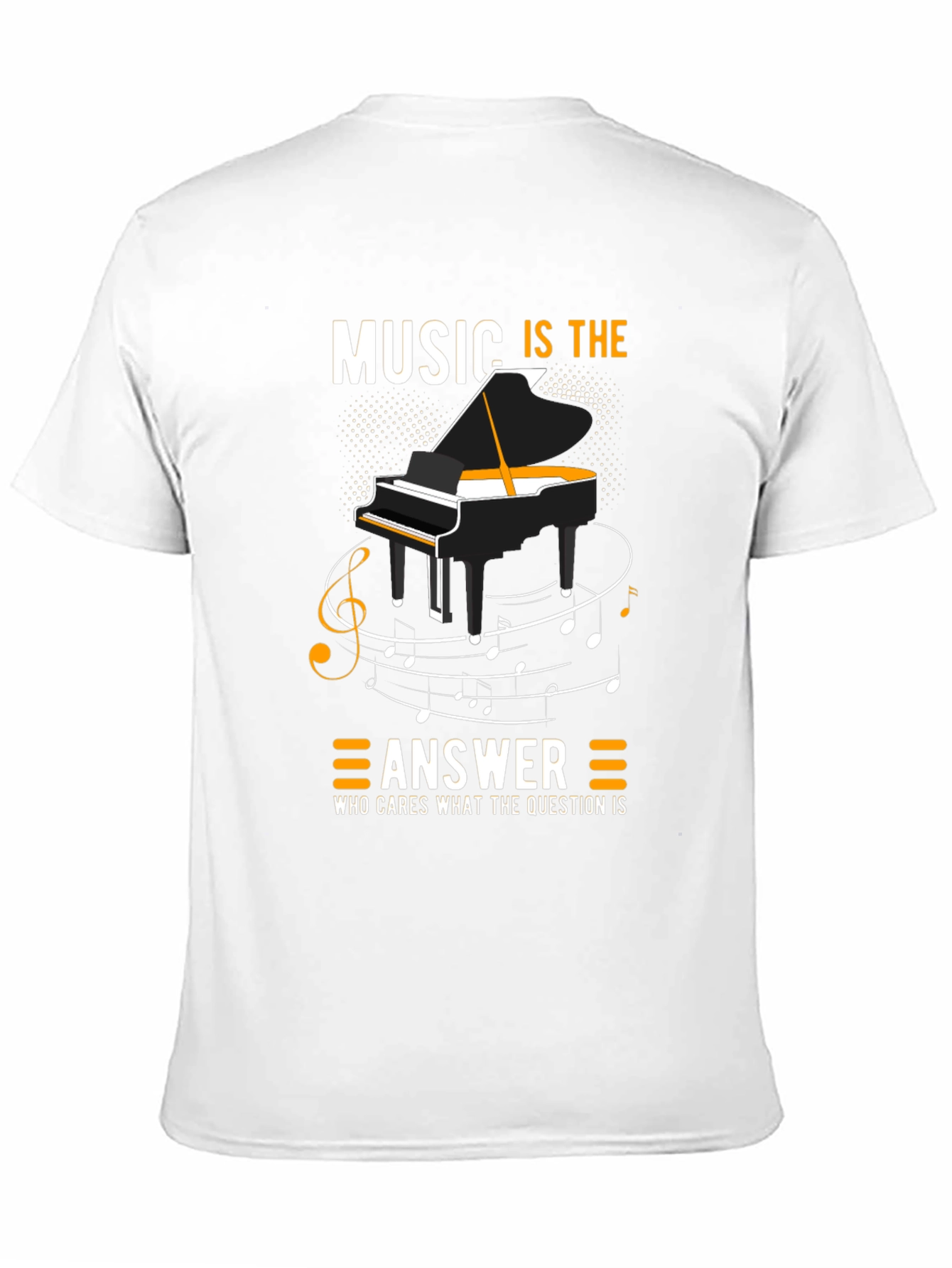 Music is the Answer Piano T-Shirt