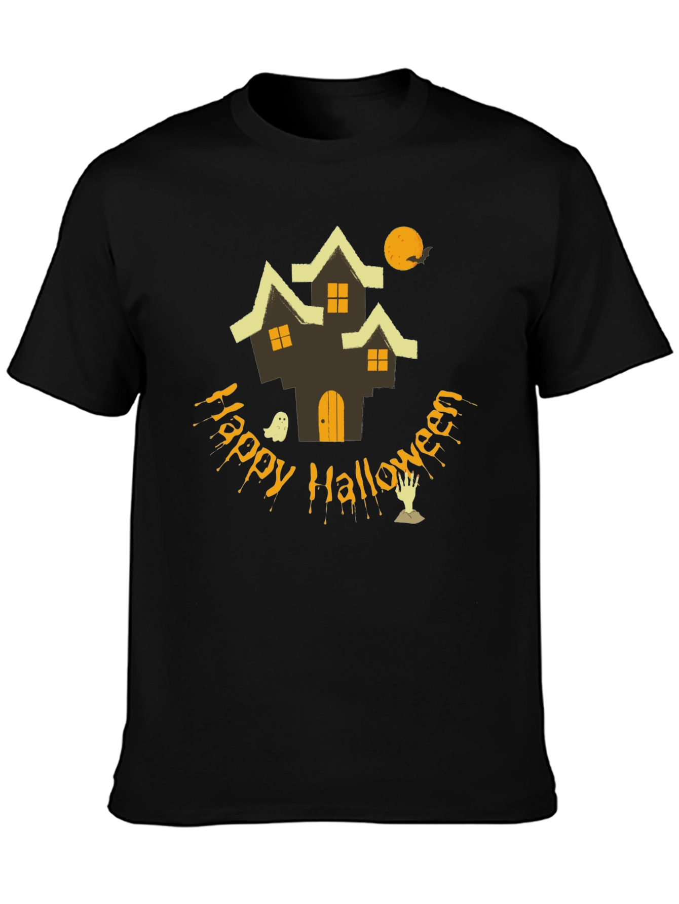 Happy Halloween Graphic Tee - Spooky Season Shirt