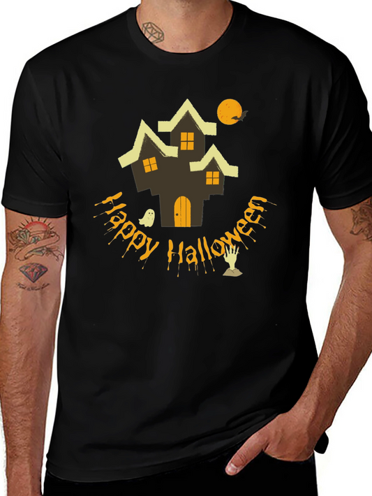 Happy Halloween Graphic Tee - Spooky Season Shirt
