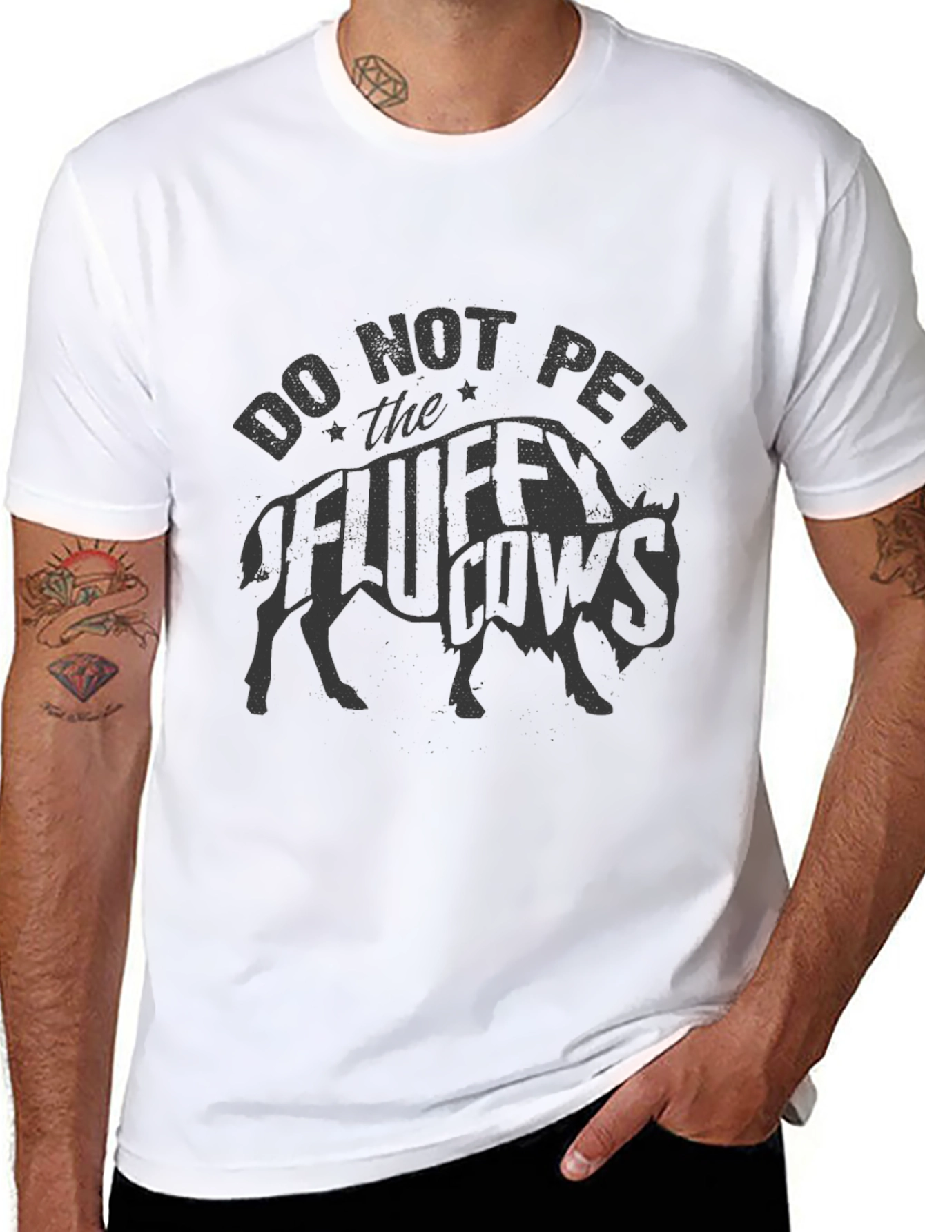 Do Not Pet the Fluffy Cows T-Shirt