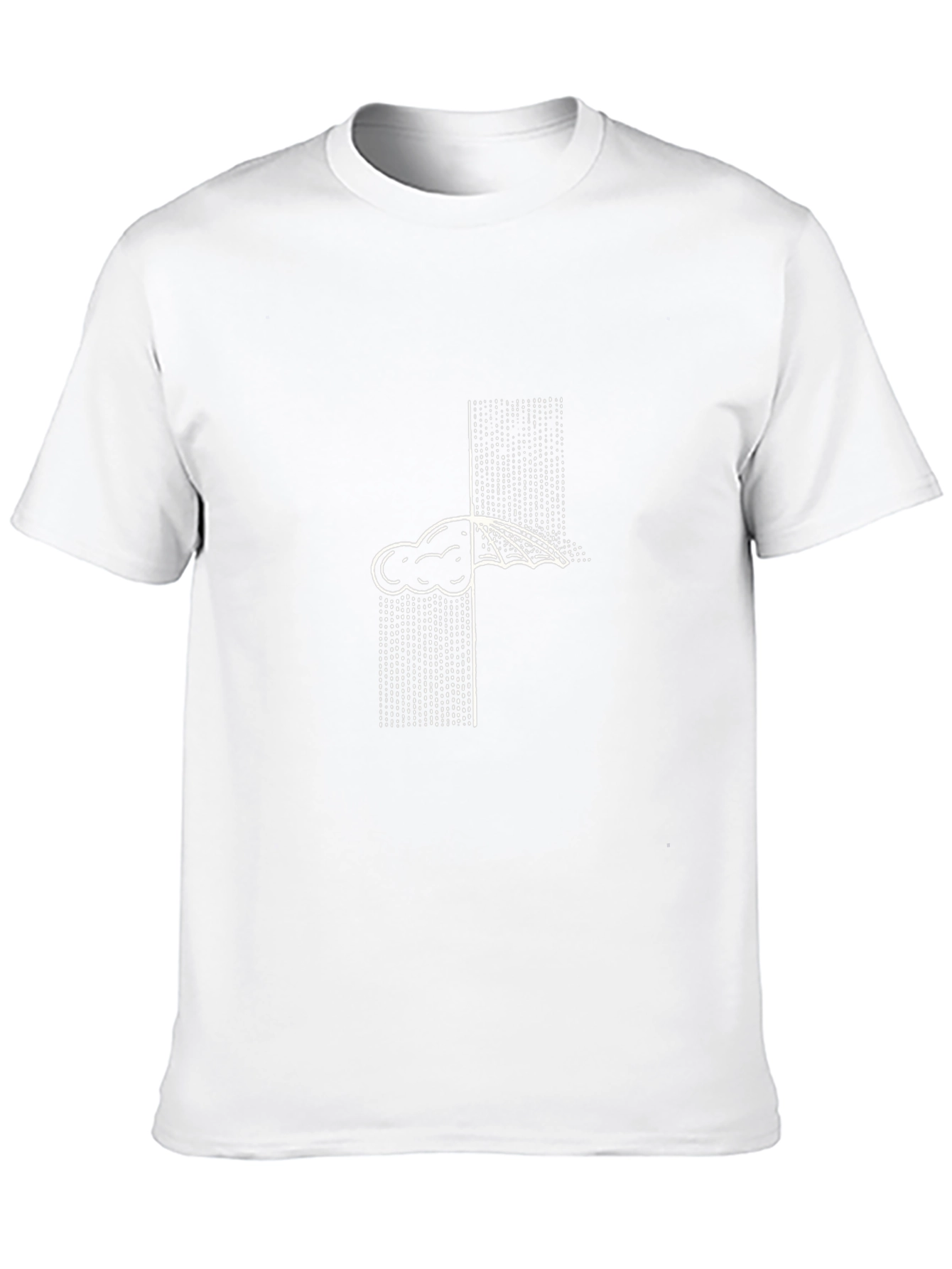 Cloud & Umbrella T-Shirt - Rainy Day Graphic Tee