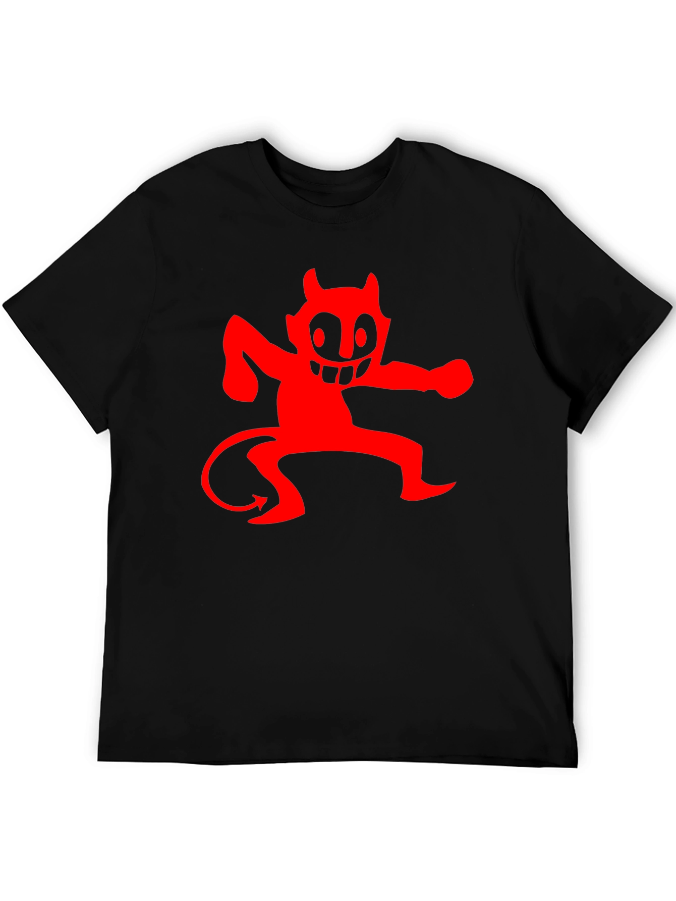 Red Devil Graphic Black T-Shirt