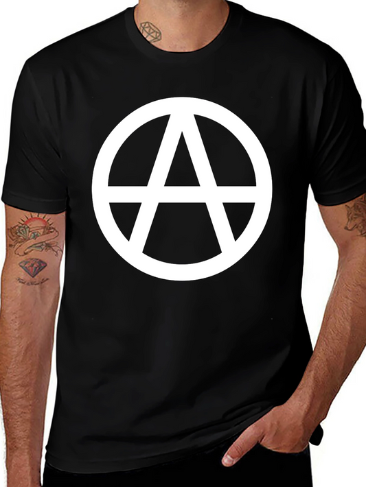 Anarchy Symbol Graphic T-Shirt