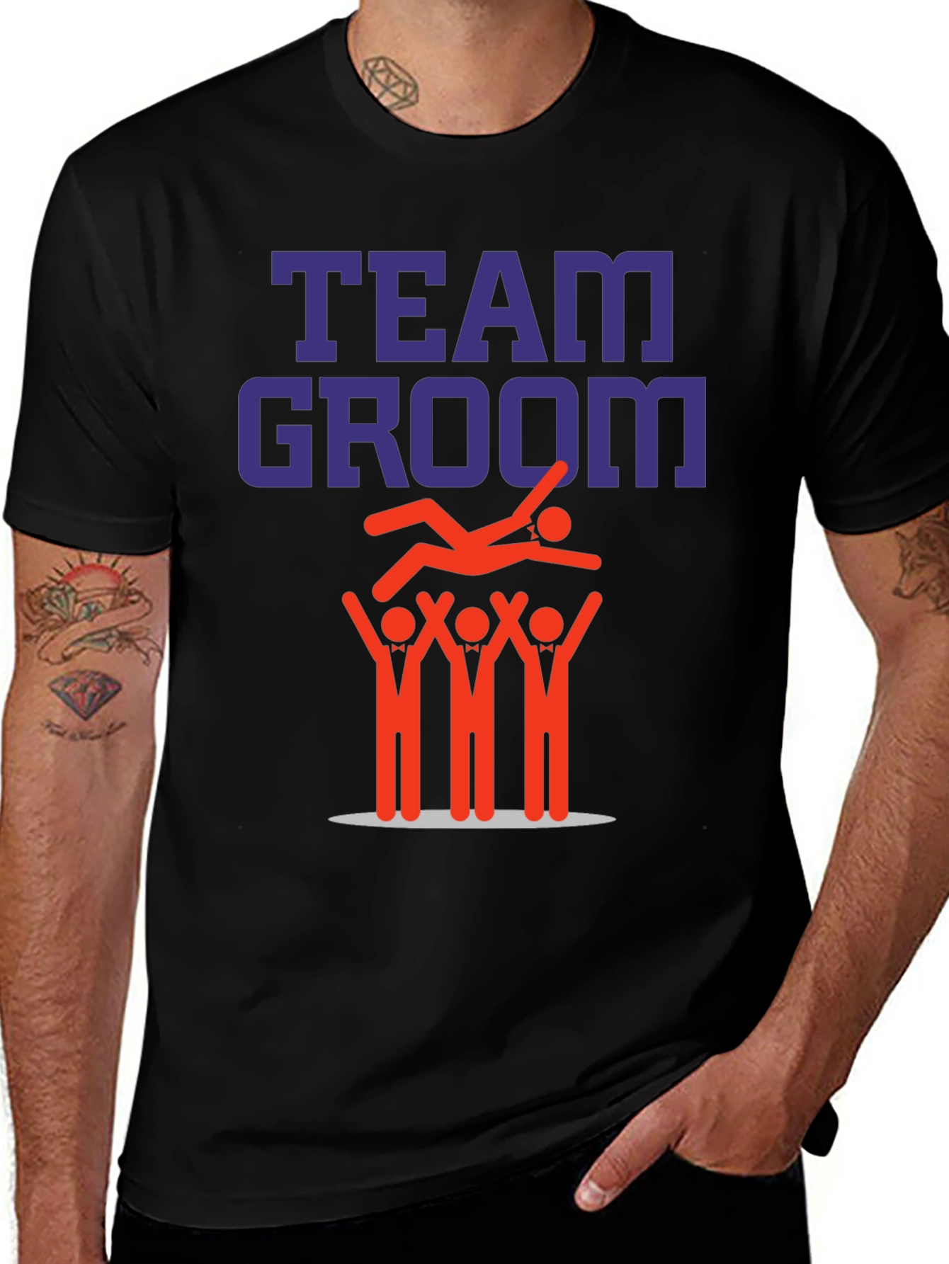 Team Groom Celebration T-Shirt