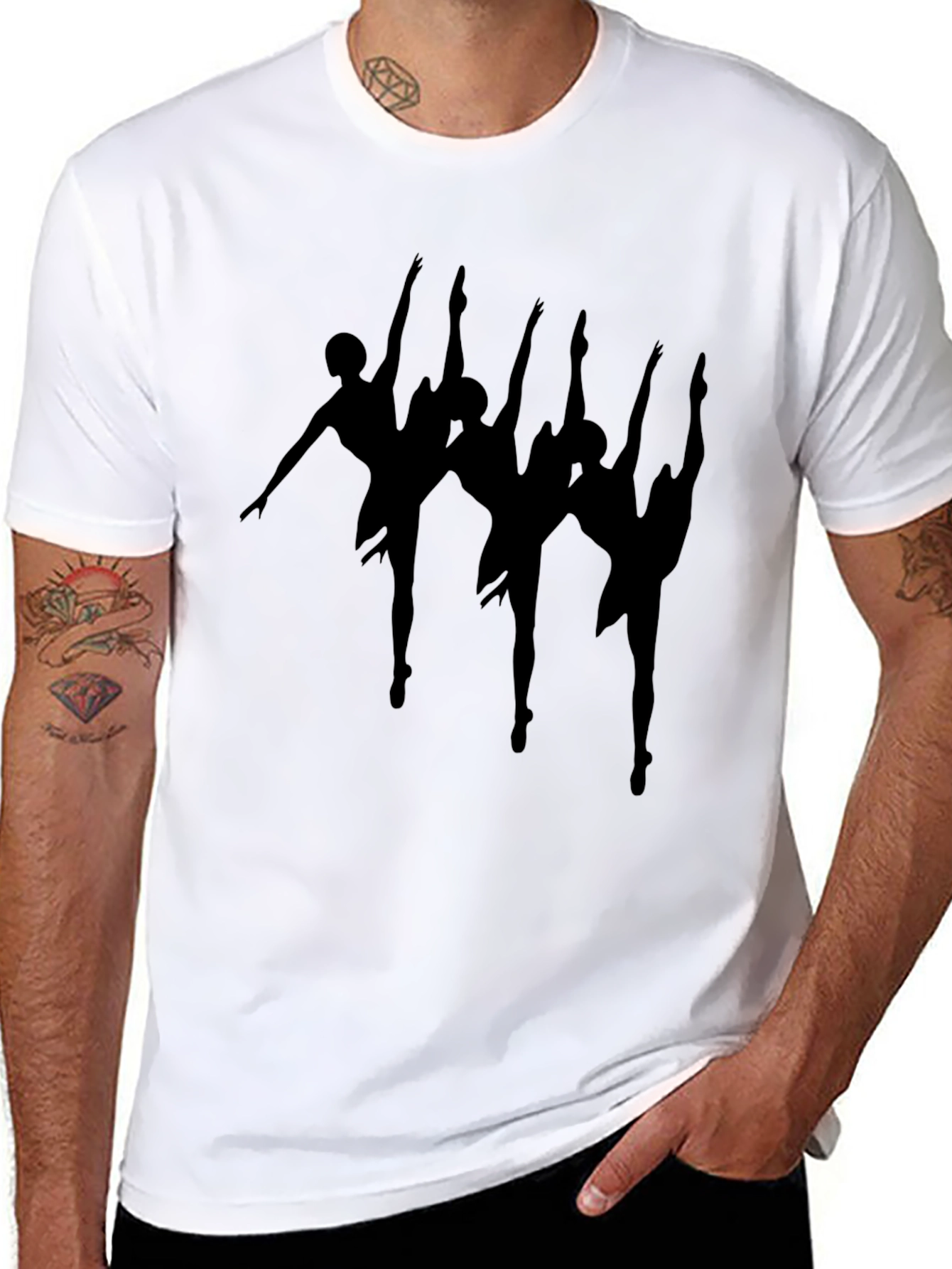 Black Ballerina Graphic Tee