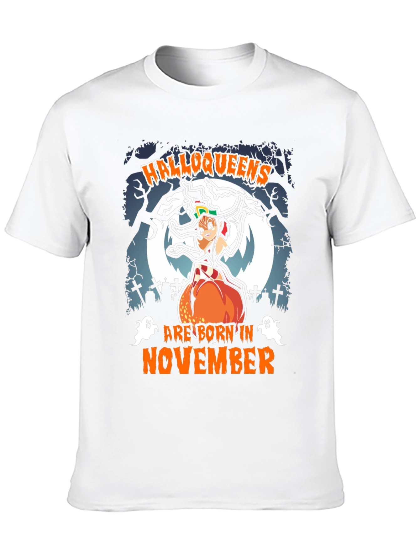 Halloqueens Born in November T-Shirt