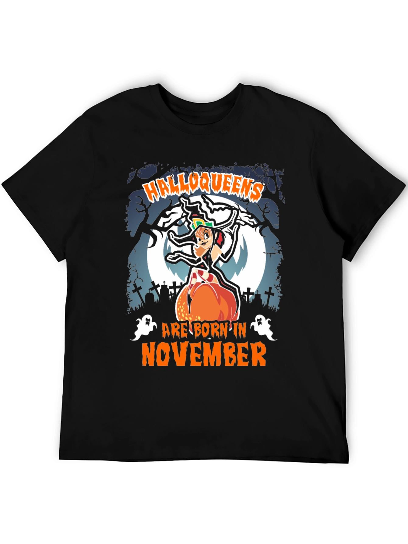 Halloqueens Born in November T-Shirt