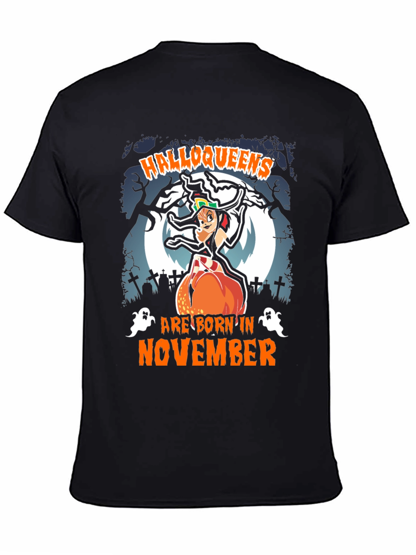Halloqueens Born in November T-Shirt