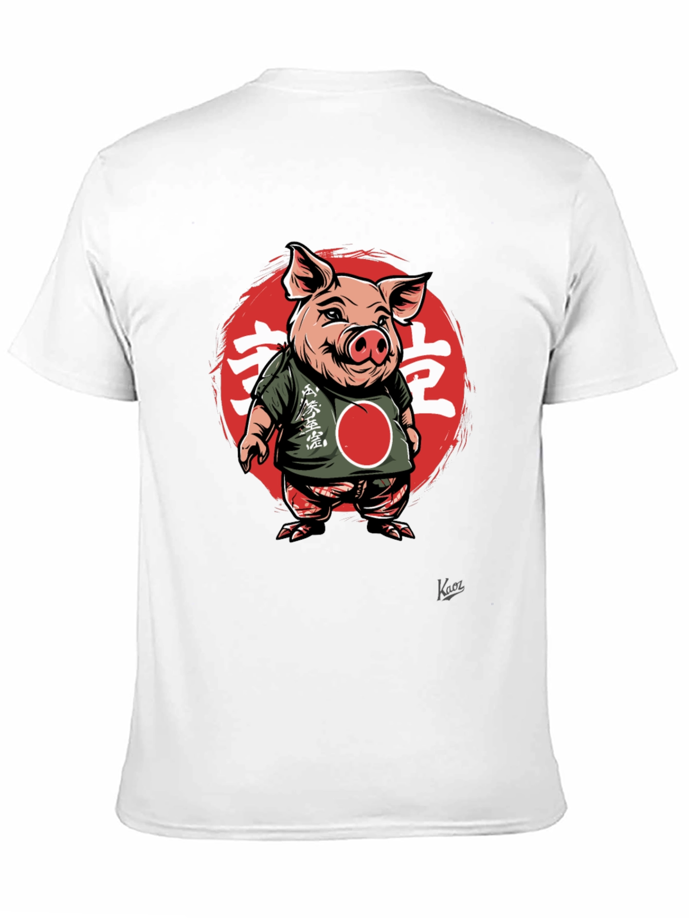 Japanese Pig T-Shirt - Unique Graphic Tee