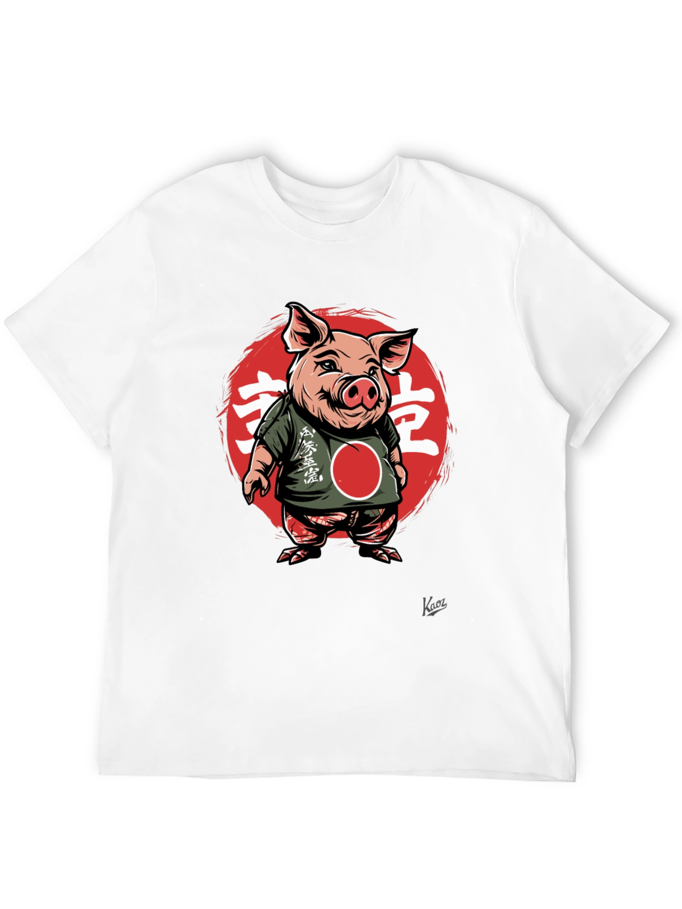 Japanese Pig T-Shirt - Unique Graphic Tee