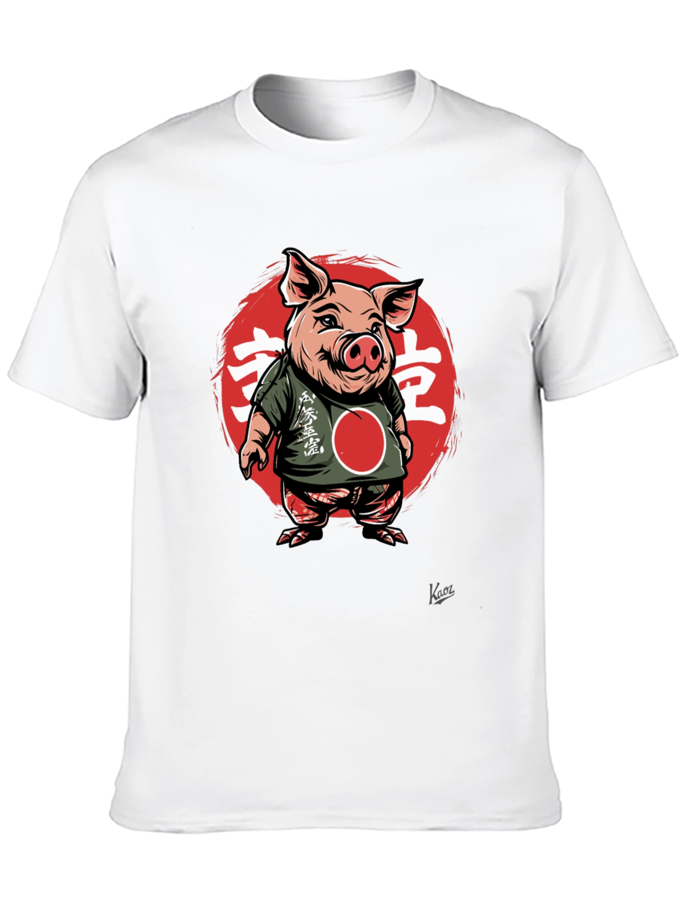 Japanese Pig T-Shirt - Unique Graphic Tee
