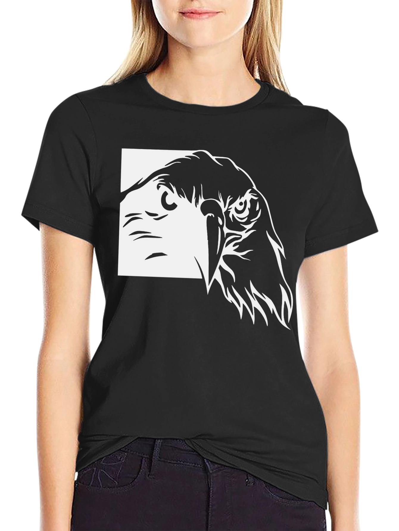 Eagle Graphic Black T-Shirt - Bold & Stylish