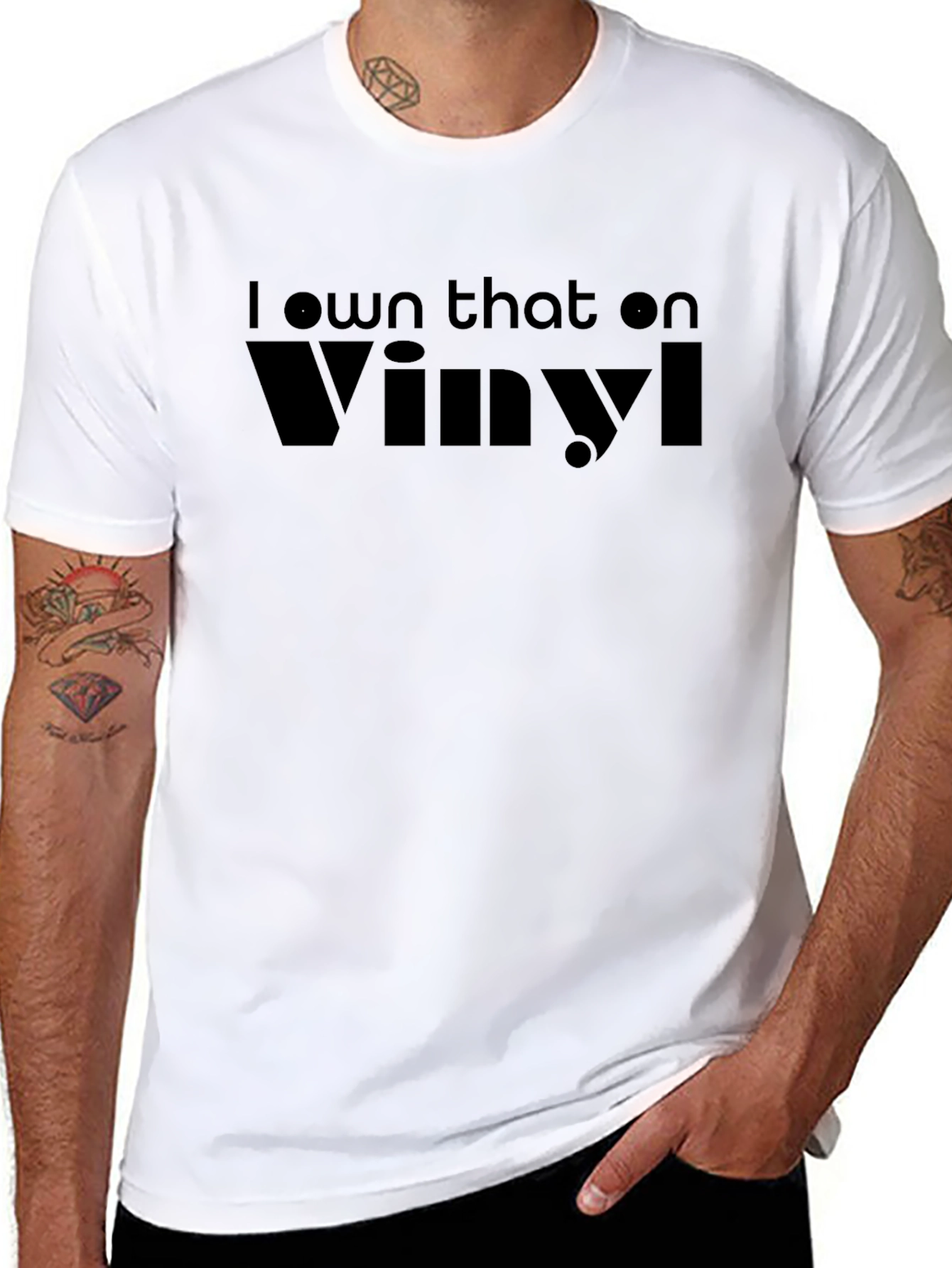 I Own That On Vinyl Black T-Shirt
