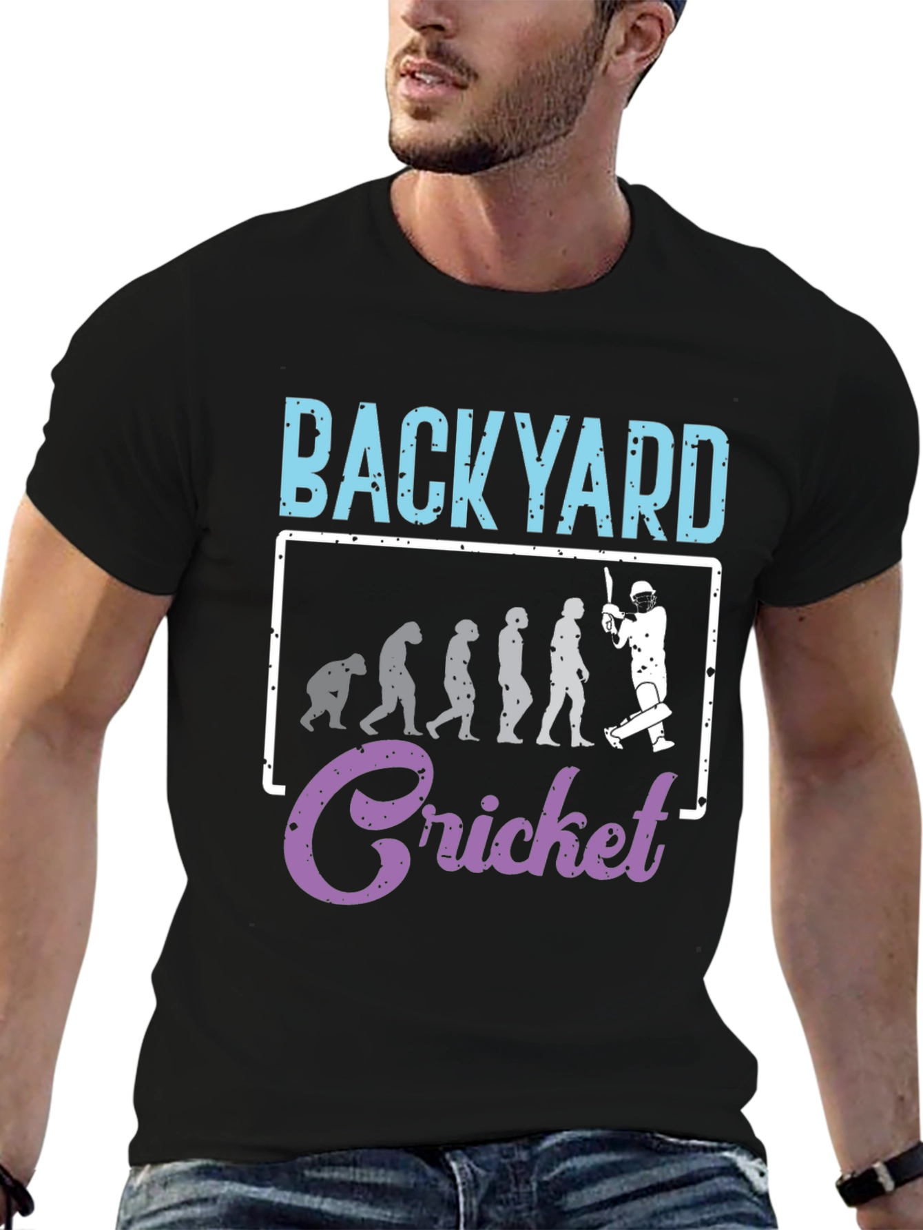 Backyard Cricket Evolution Graphic Tee