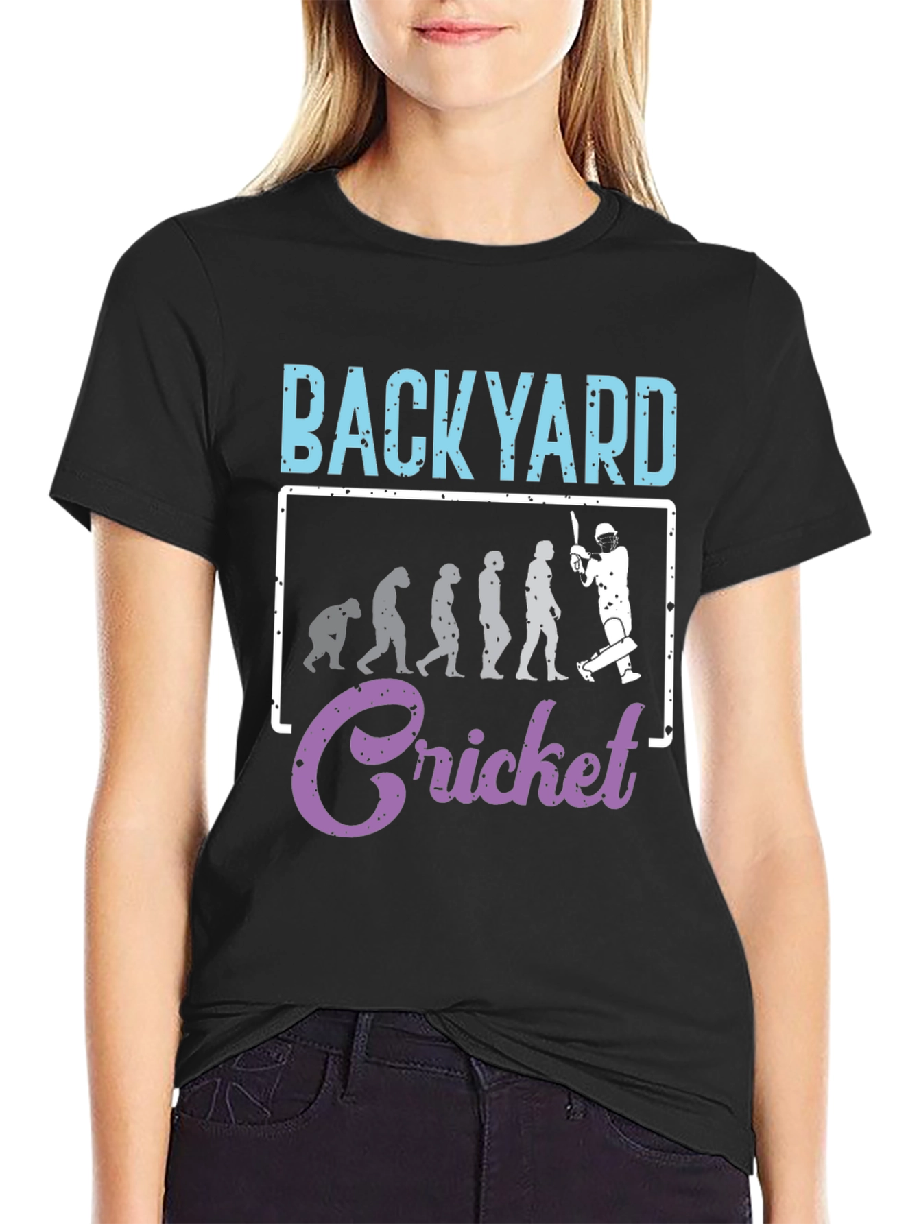 Backyard Cricket Evolution Graphic Tee
