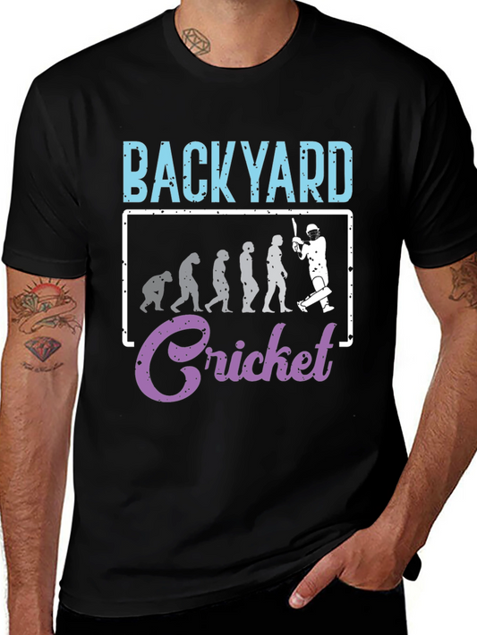 Backyard Cricket Evolution Graphic Tee