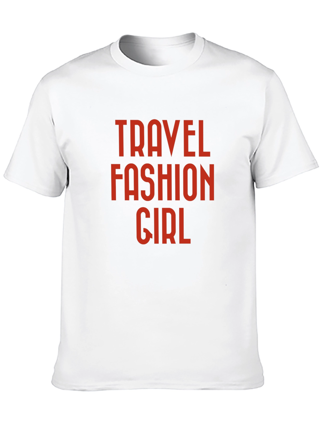 Travel Fashion Girl Graphic Tee - Trendy Style