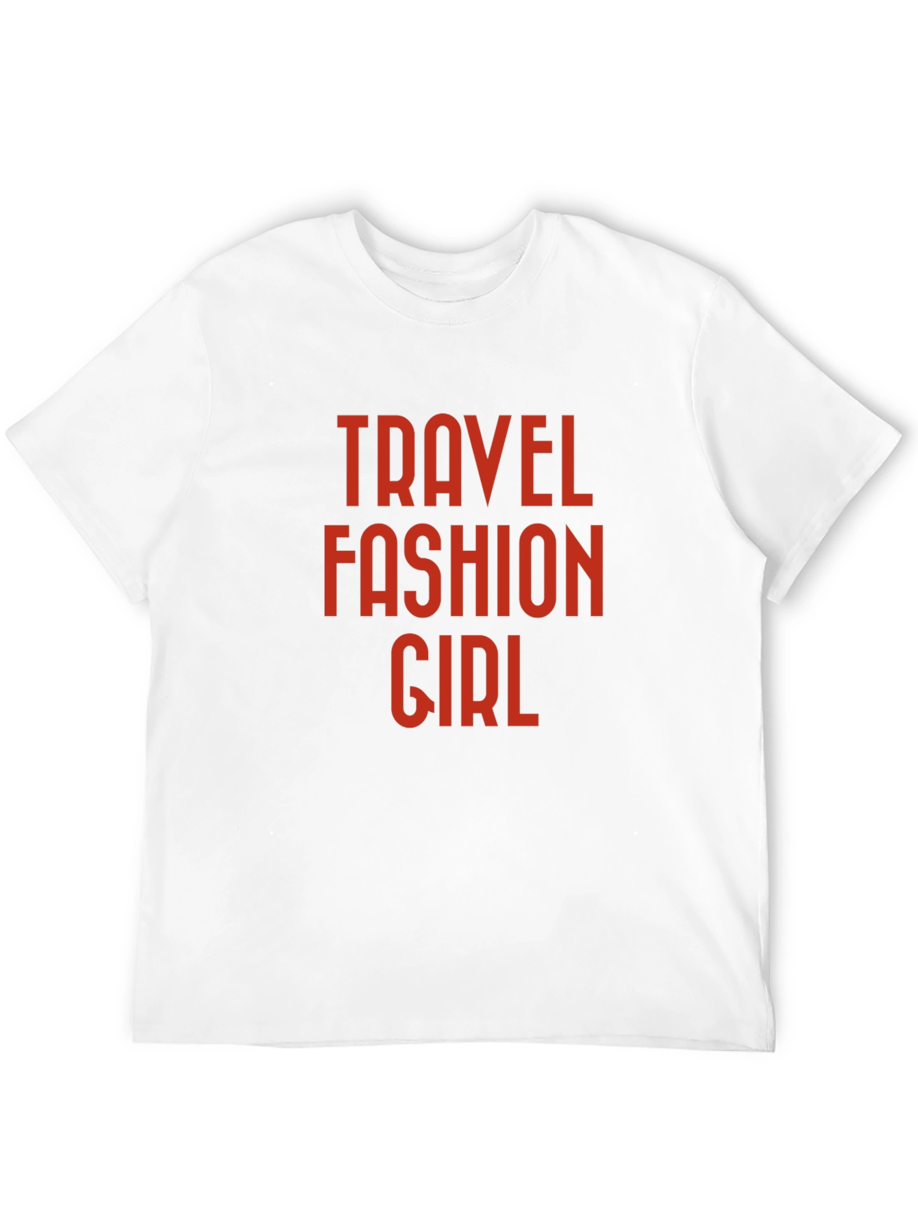 Travel Fashion Girl Graphic Tee - Trendy Style