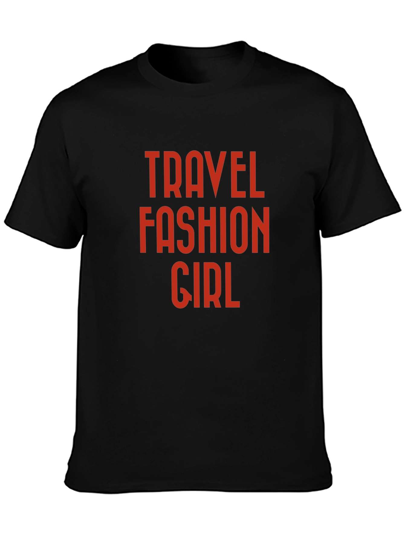 Travel Fashion Girl Graphic Tee - Trendy Style