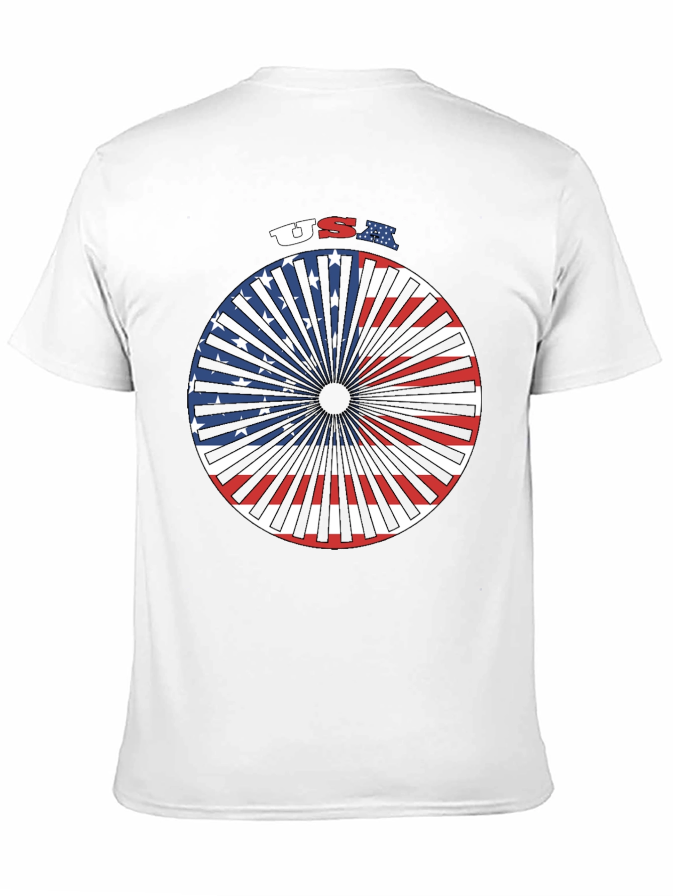 USA Patriotic Graphic T-Shirt